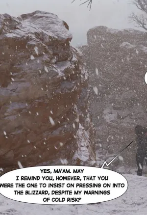 Lara Croft in Snowed Up