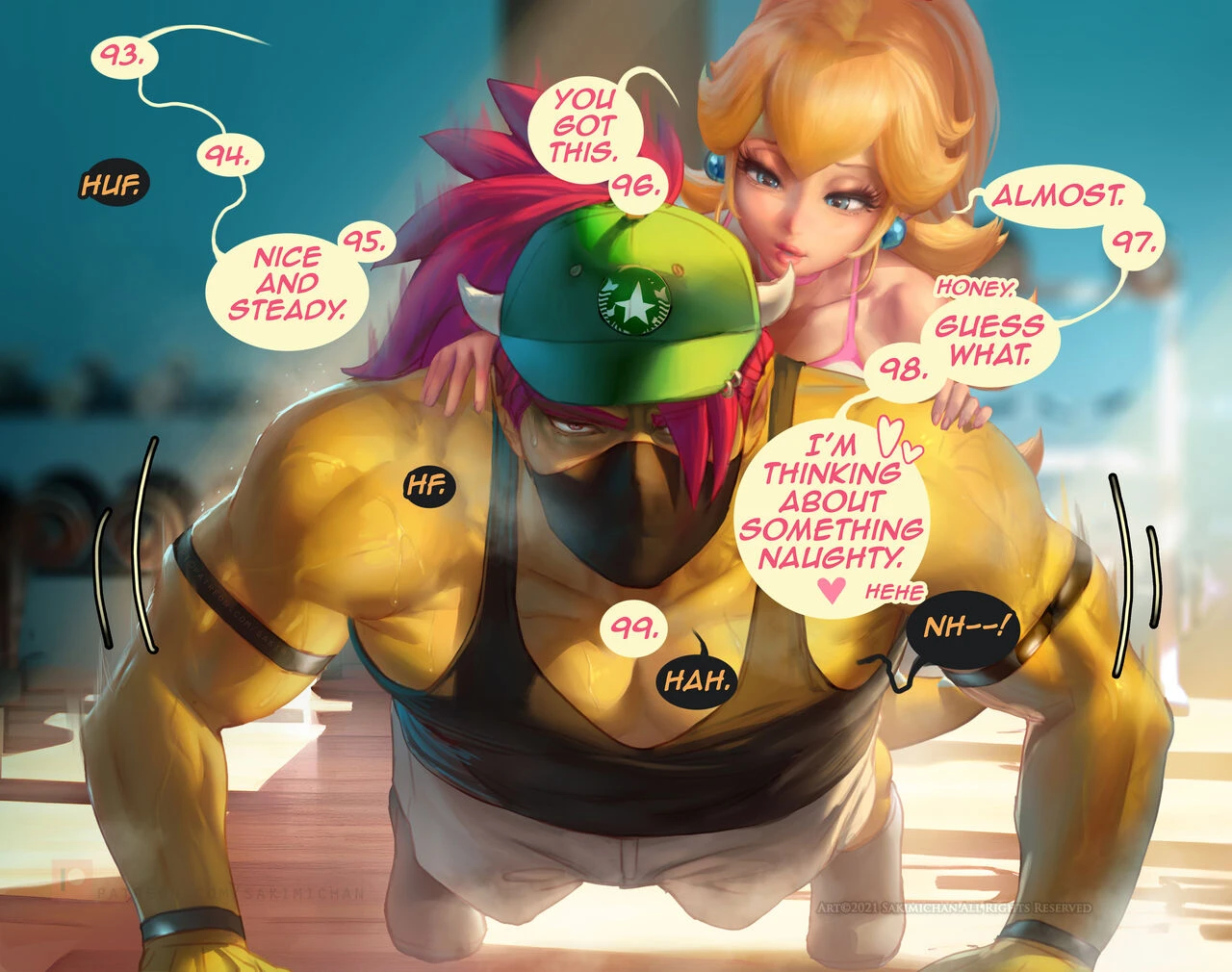 Princess Peach Gym Days image number 9