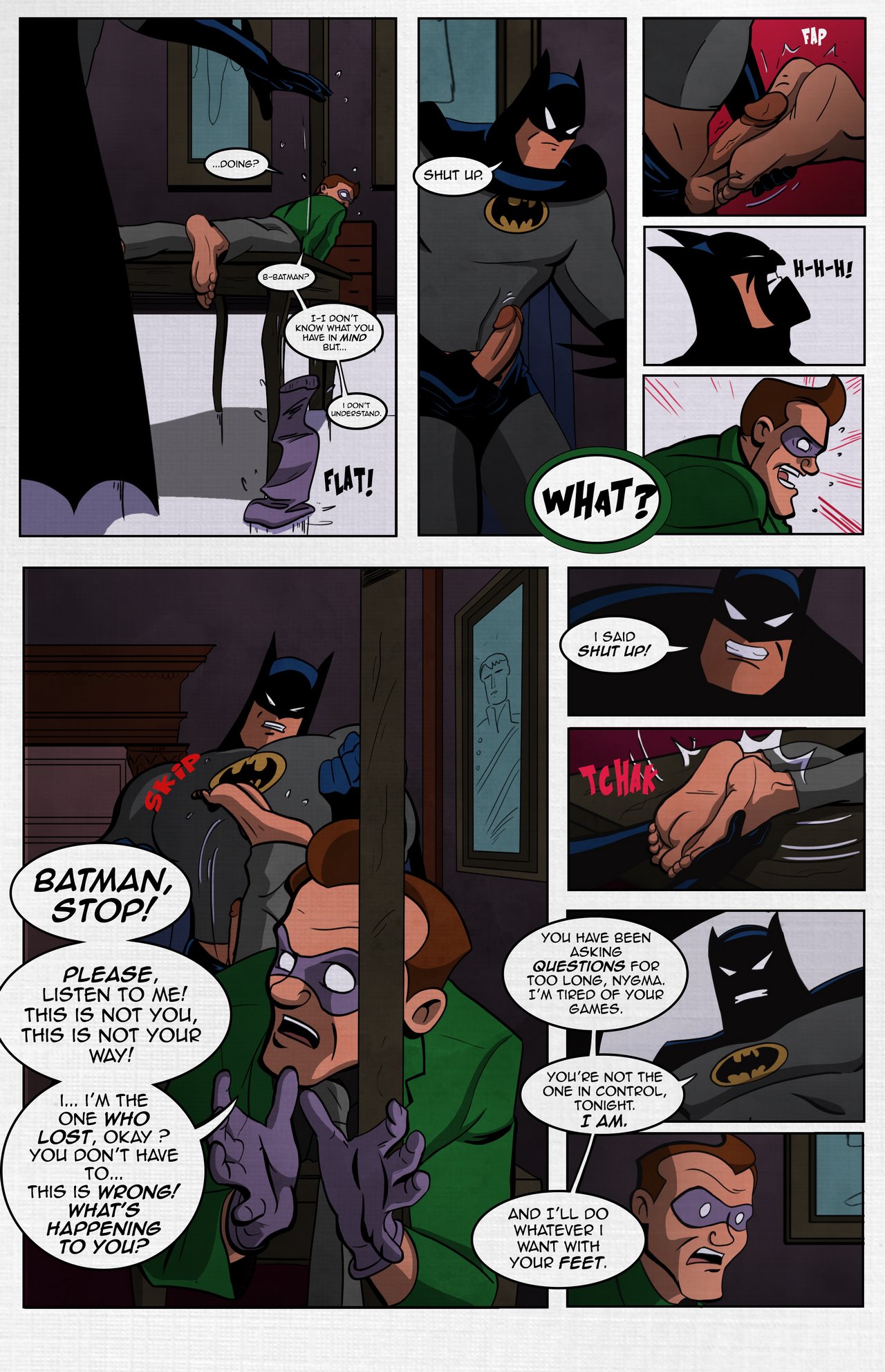 Batman - The Foot Soldier (batman) porn comic by [feetfantaisies]. Bondage  porn comics.