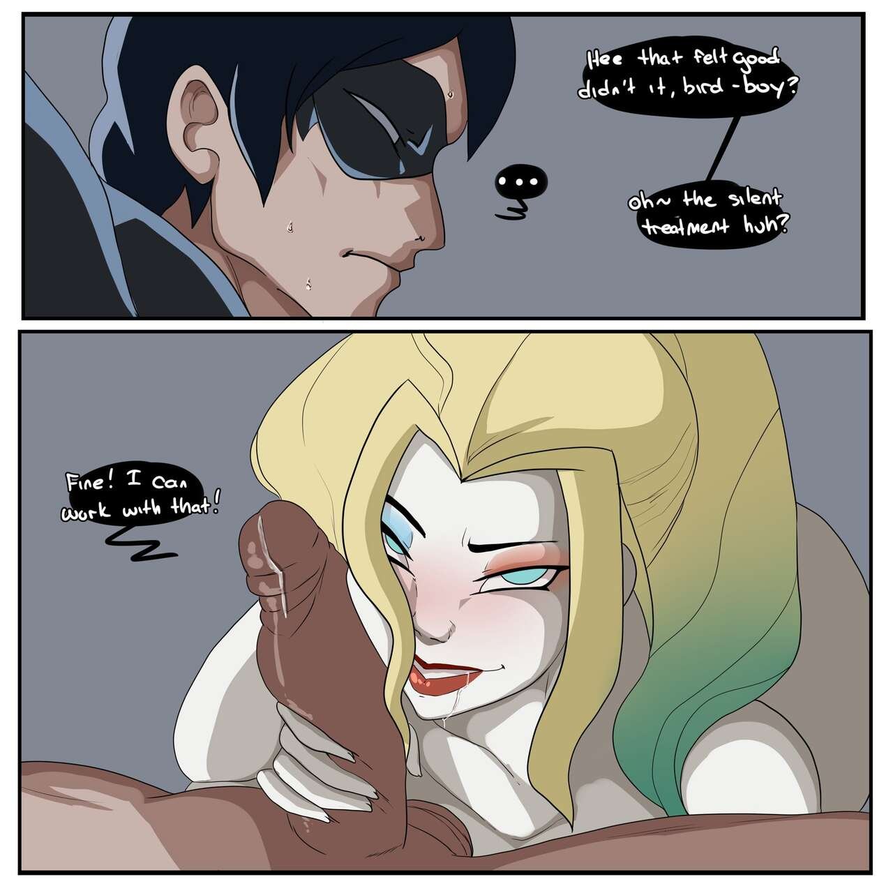 Inuyuru - Catching Harley (Batman) porn comic image number 8
