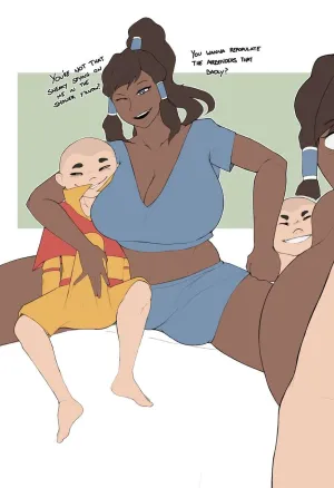 Korra and Meelo
