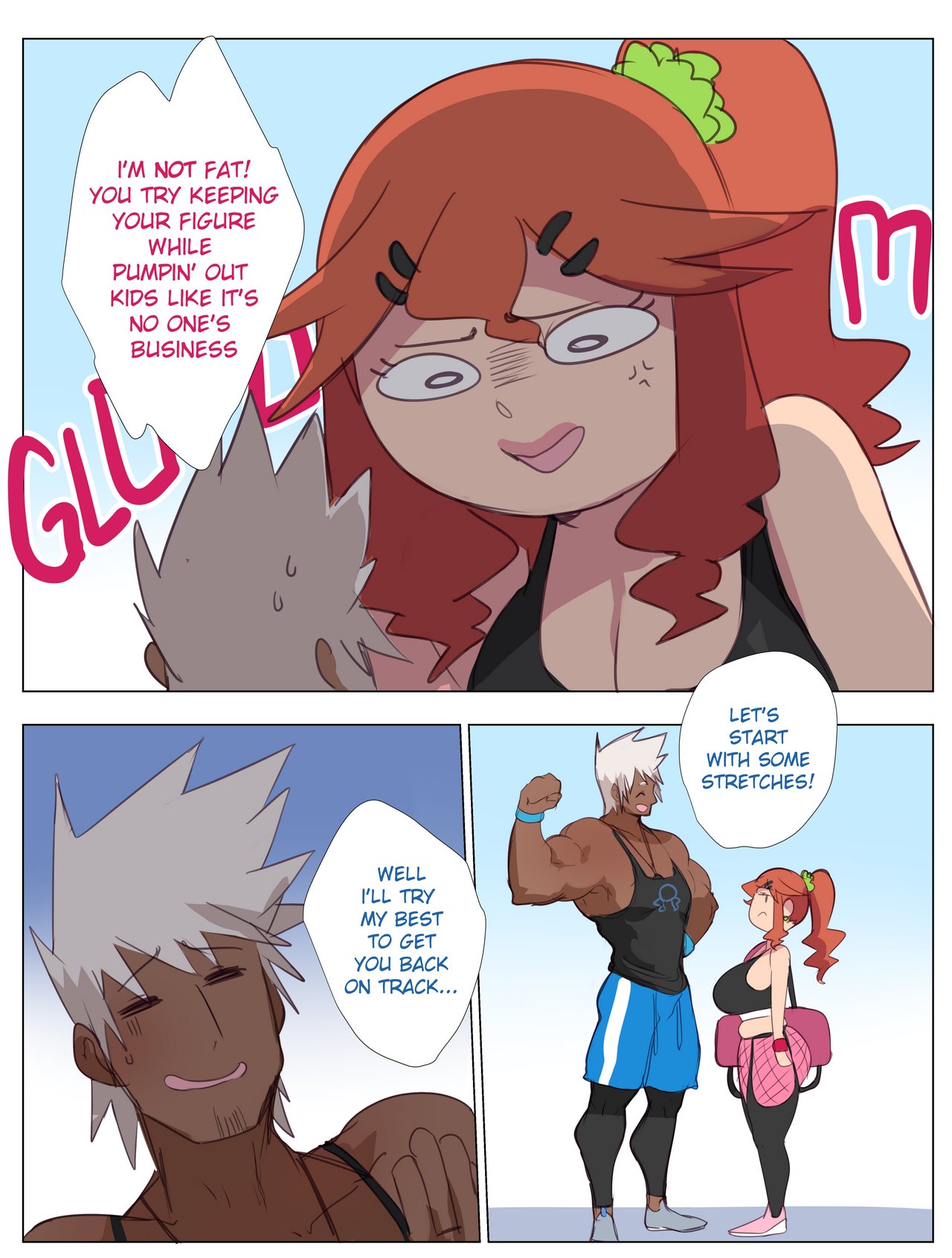 Workout Buddies 2 (lightsource), 31 images. Big ass porn comics.