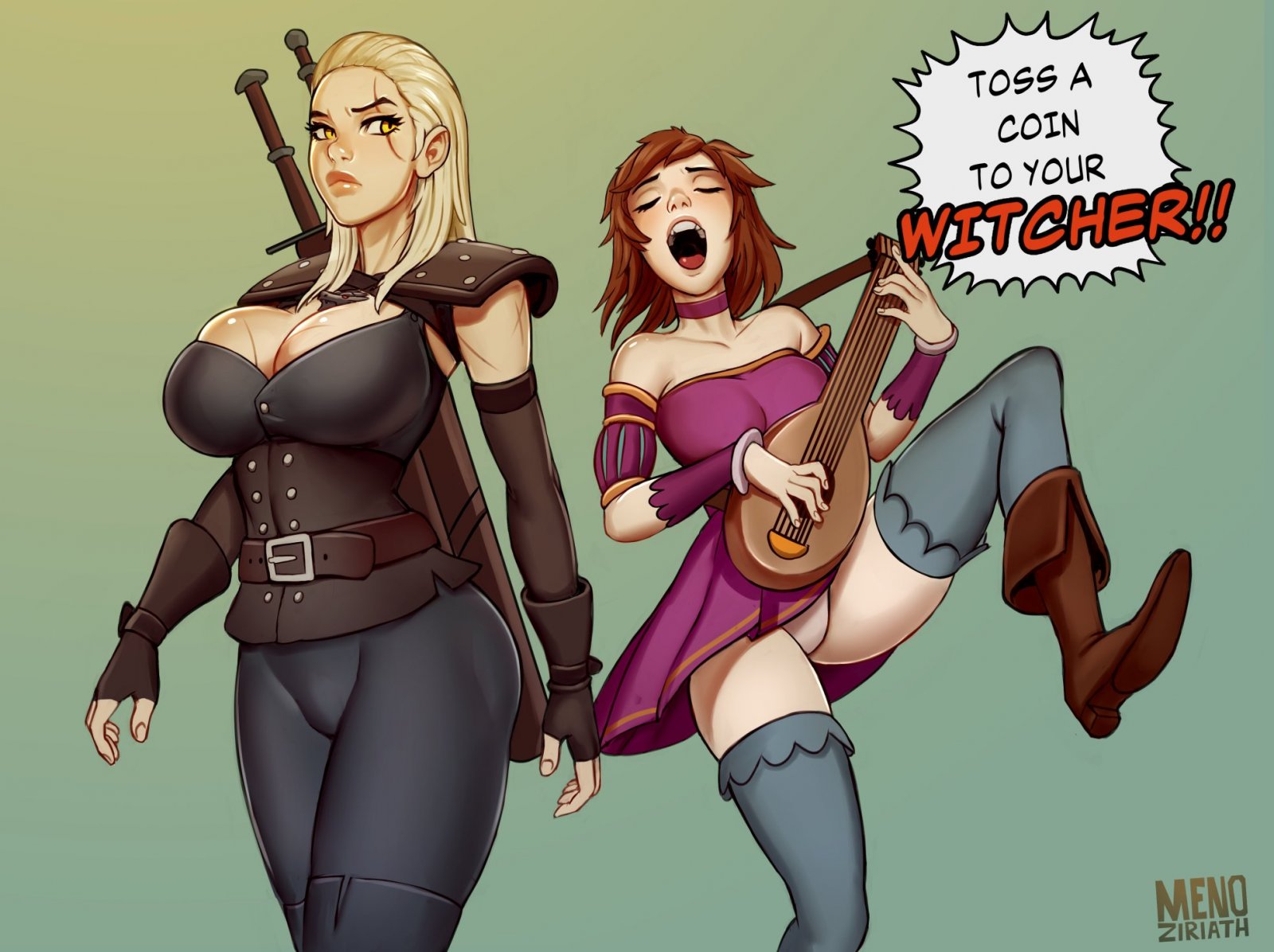 Gender bender the witcher comic porn