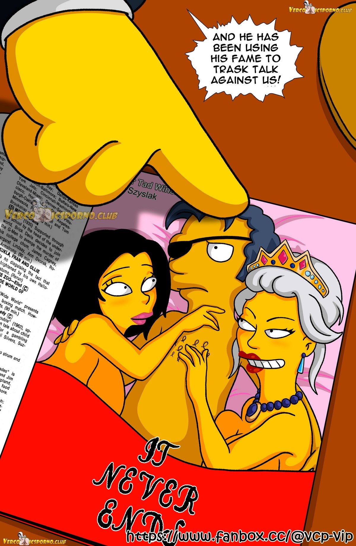 Drah Navlag - Titania (The Simpsons) English VCP porn comic image number 5