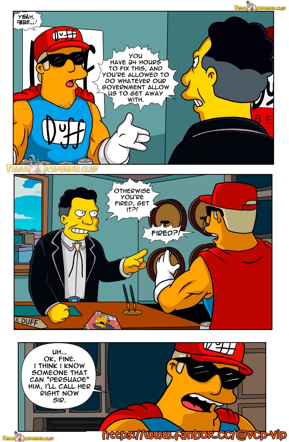 Drah Navlag - Titania (The Simpsons) English VCP porn comic image number 7