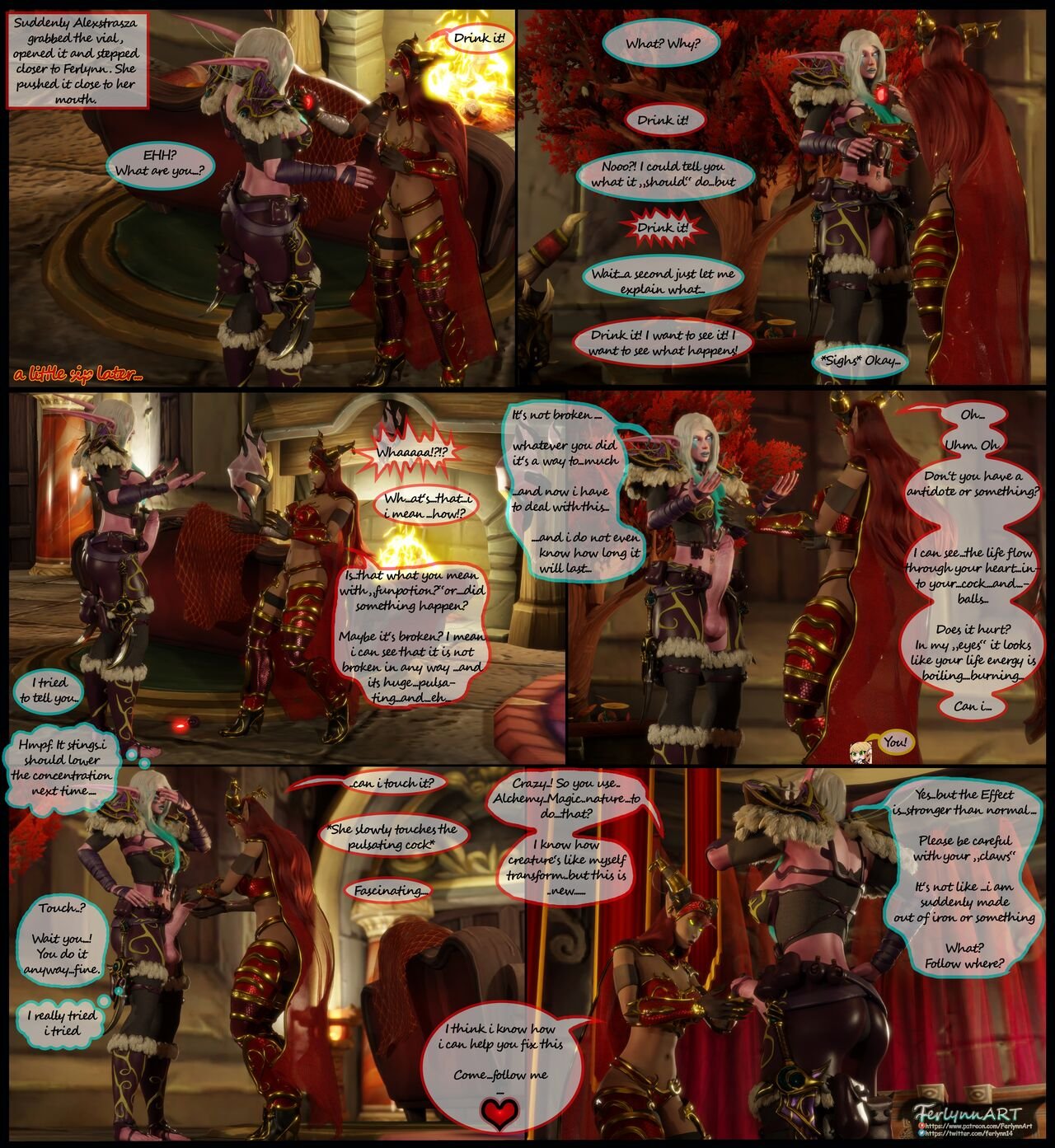 Ferlynn- Secret Affairs porn comic image number 6