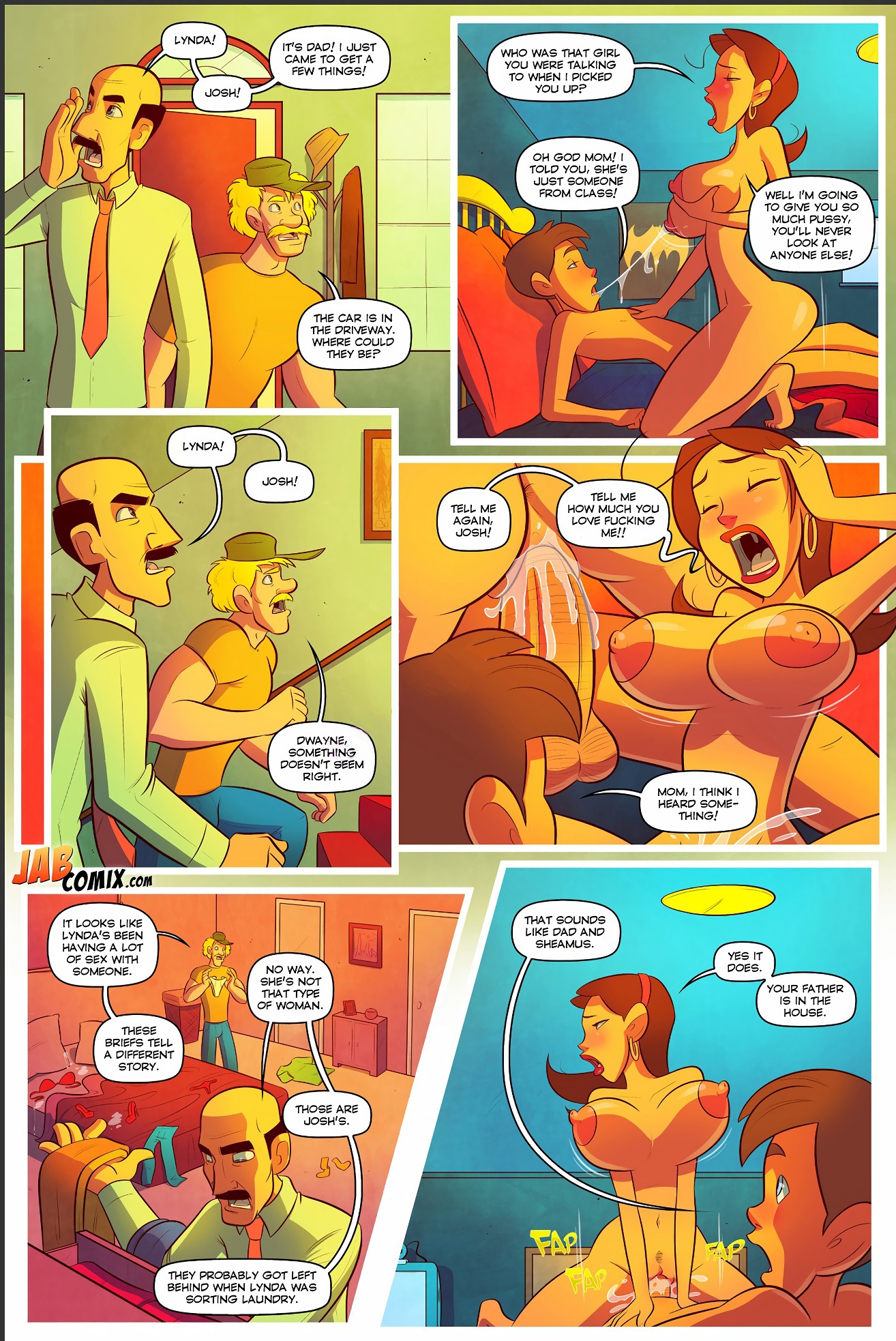 Keeping It Up With Joneses 3 porn comic. By studio jabcomix. Group porn  comics.