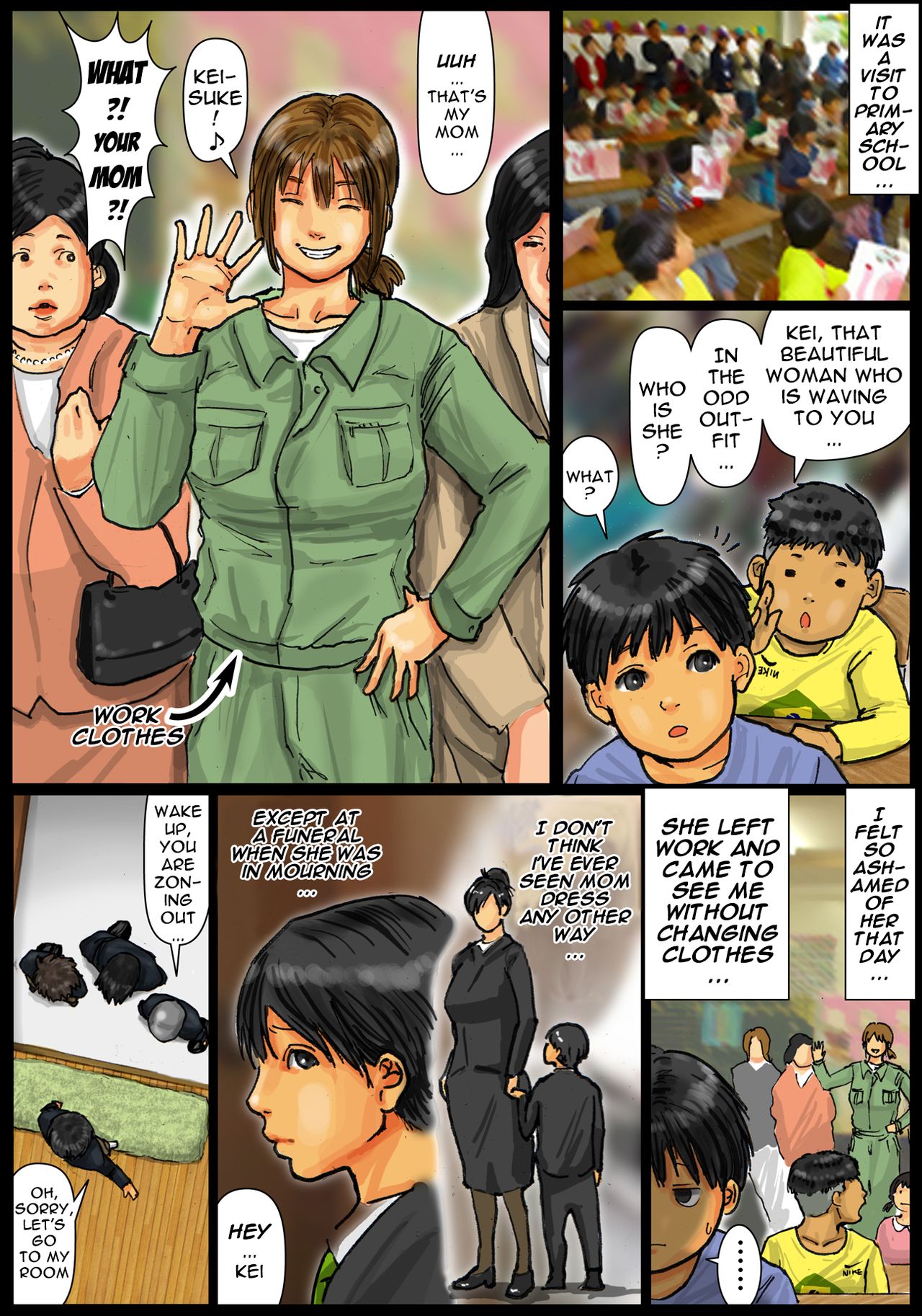 Kaa-san no Ana Tsukawasete ~Zenpen~  Cumming Inside Mommys Hole image number 134