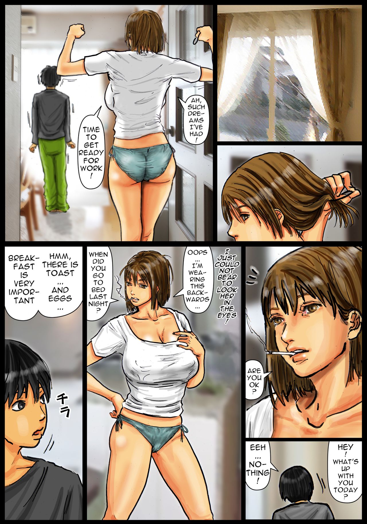 Kaa-san no Ana Tsukawasete ~Zenpen~  Cumming Inside Mommys Hole image number 206