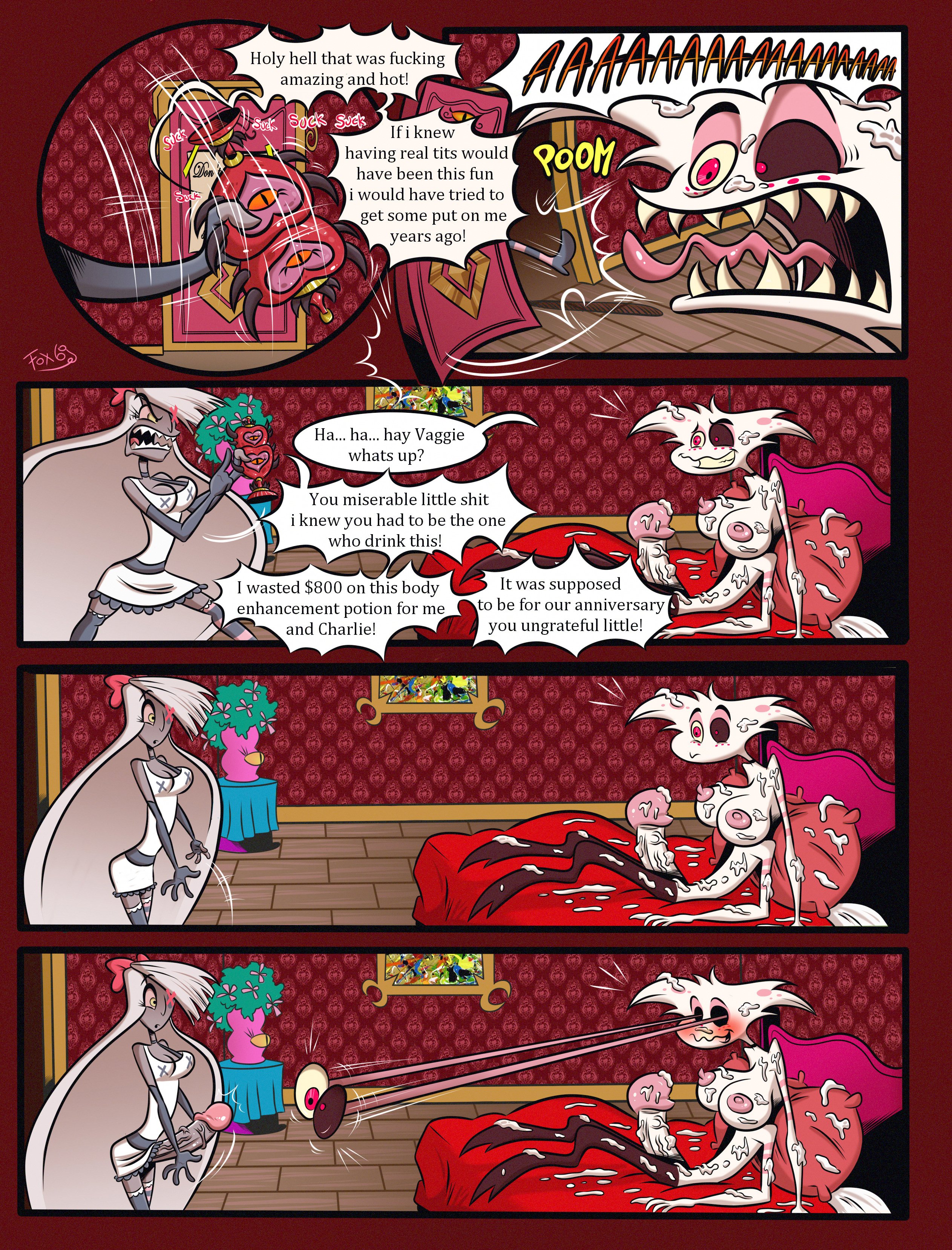 The lust of Vaggie and angel dust image number 2