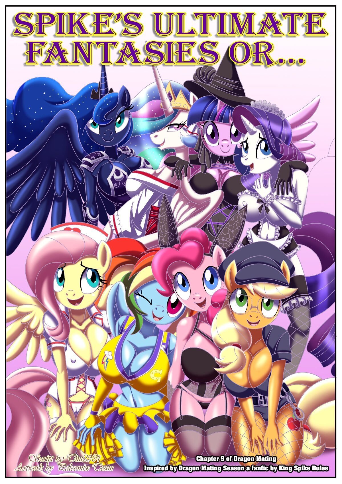 Palcomix - Spikes Ultimate Fantasies or The Dragon Kings Harem (My Little Pony: Friendship is Magic)