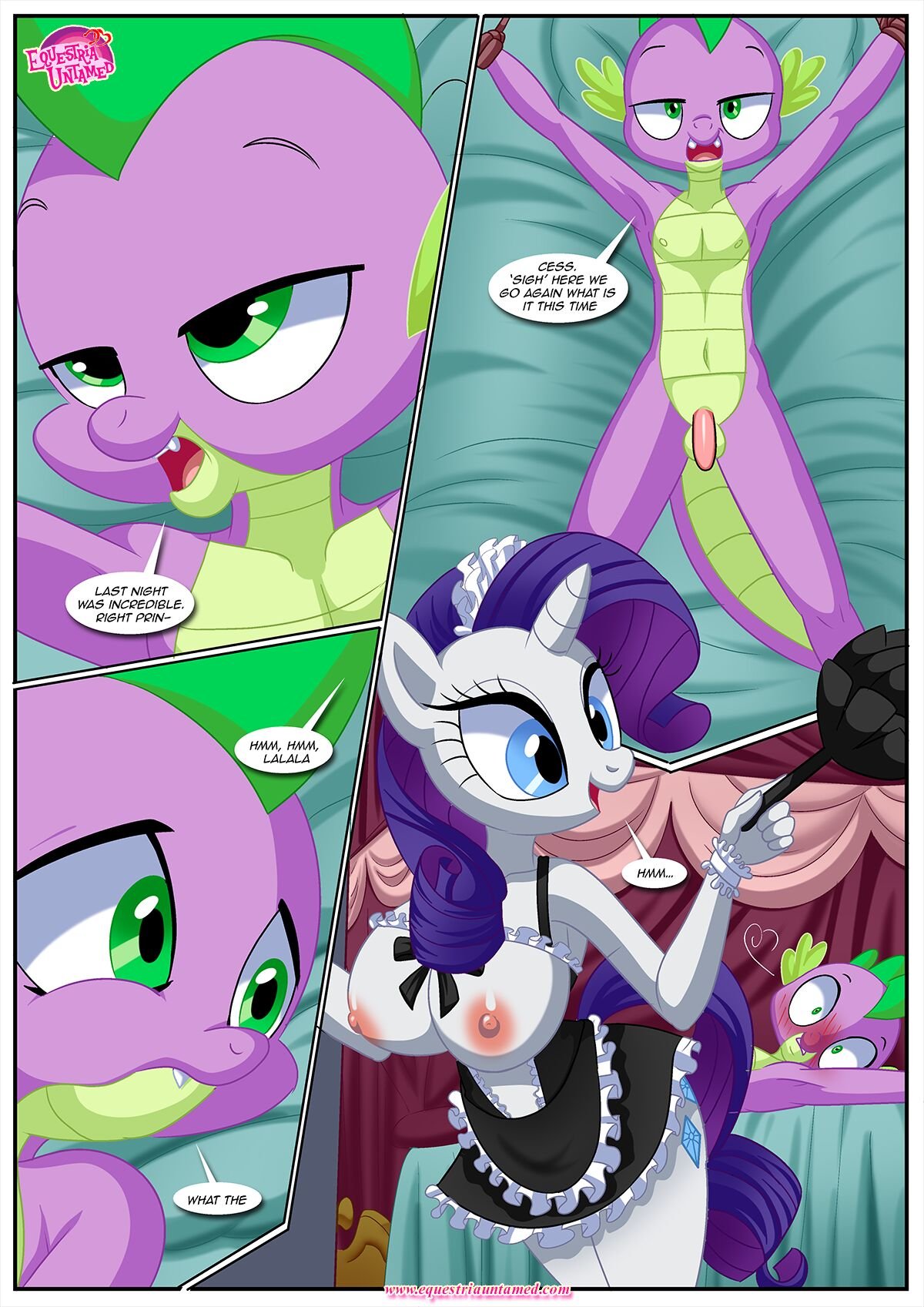 Palcomix - Spikes Ultimate Fantasies or The Dragon Kings Harem (My Little Pony: Friendship is Magic) image number 12