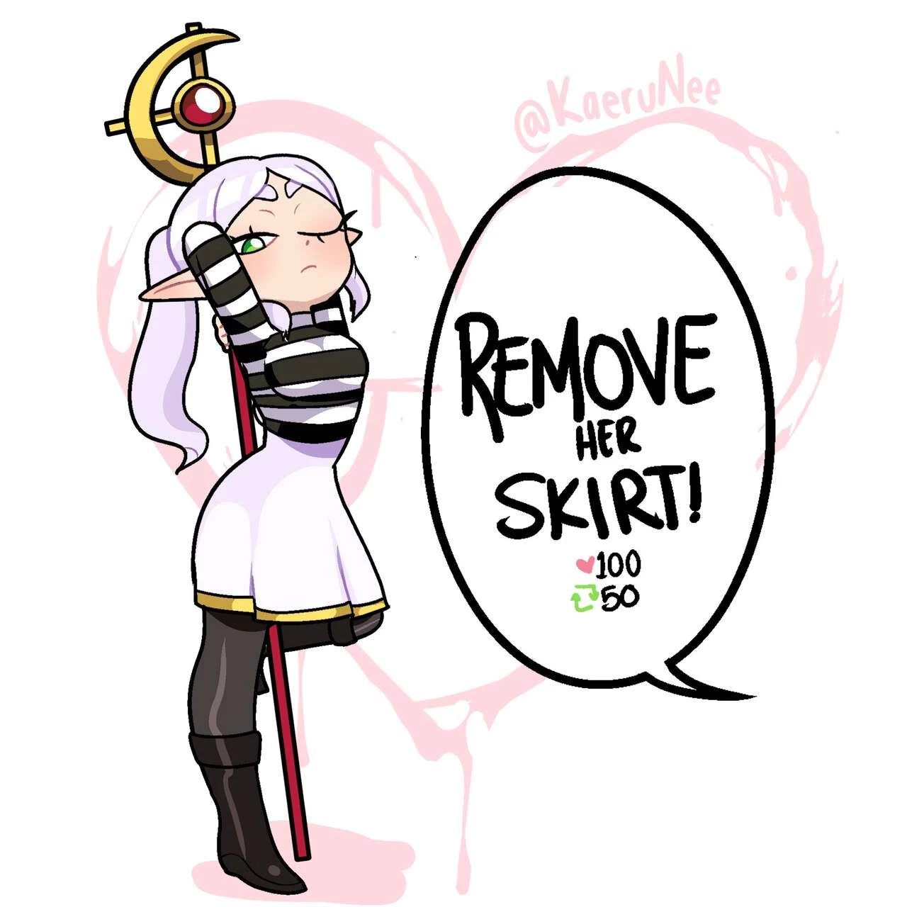 Frieren Stripgame image number 1