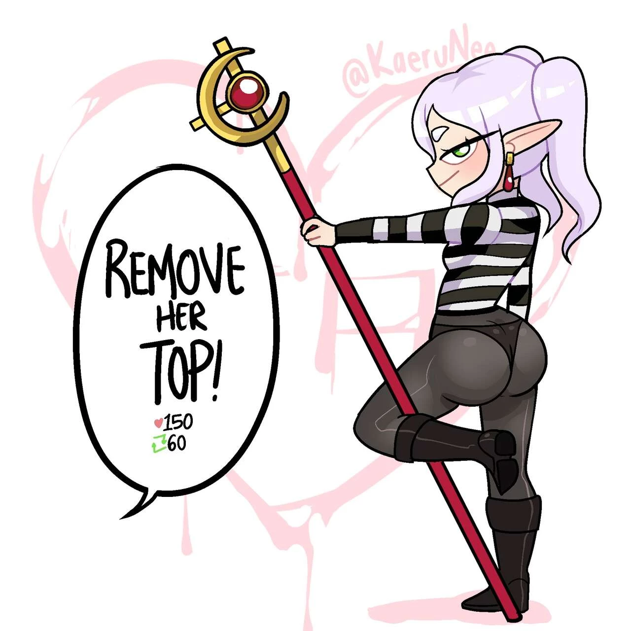 Frieren Stripgame image number 2