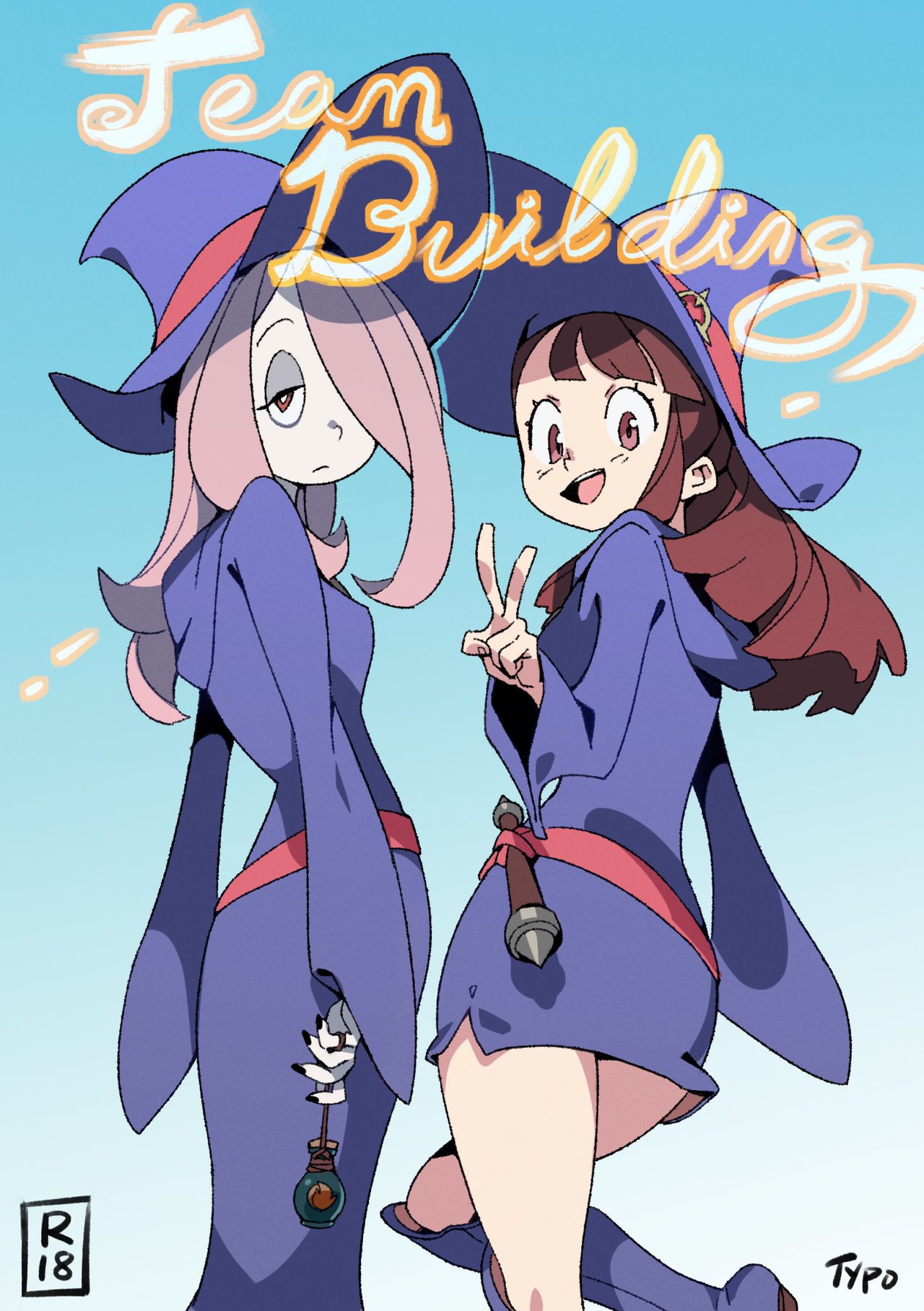 Team Building (little witch academia) porn comic by [optional]. Minotaur  porn comics.