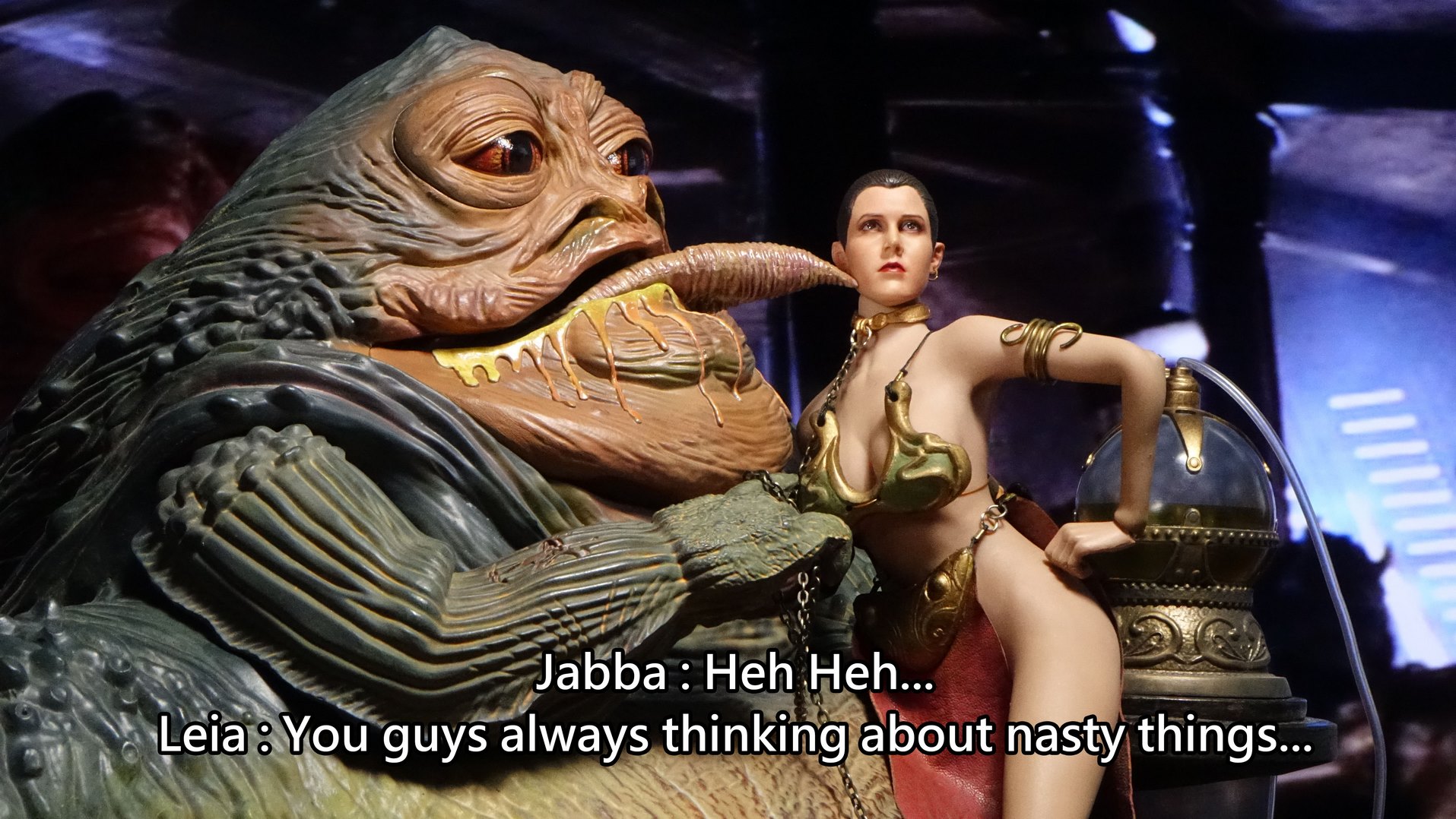Jabba and leia porn