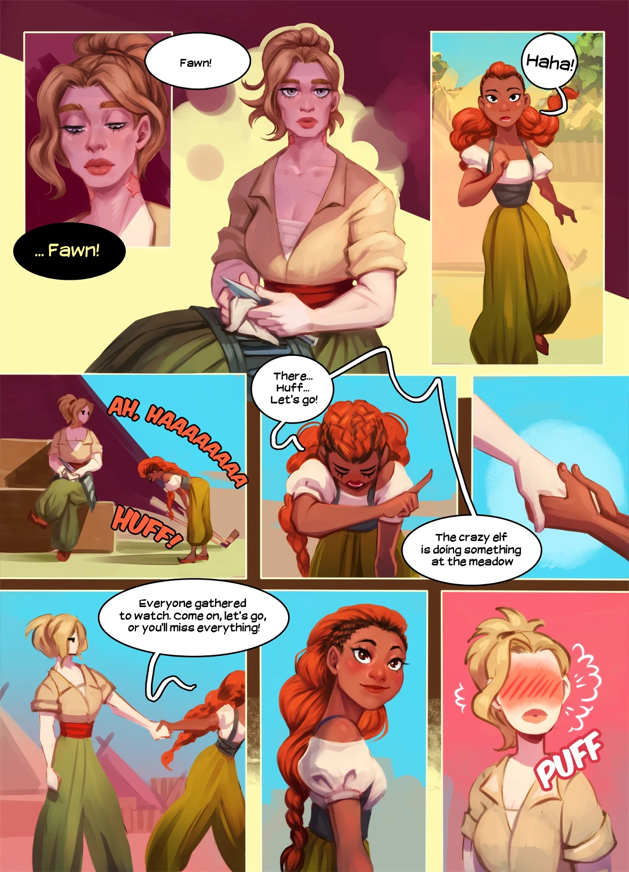 A western porn comic by Tufos.
