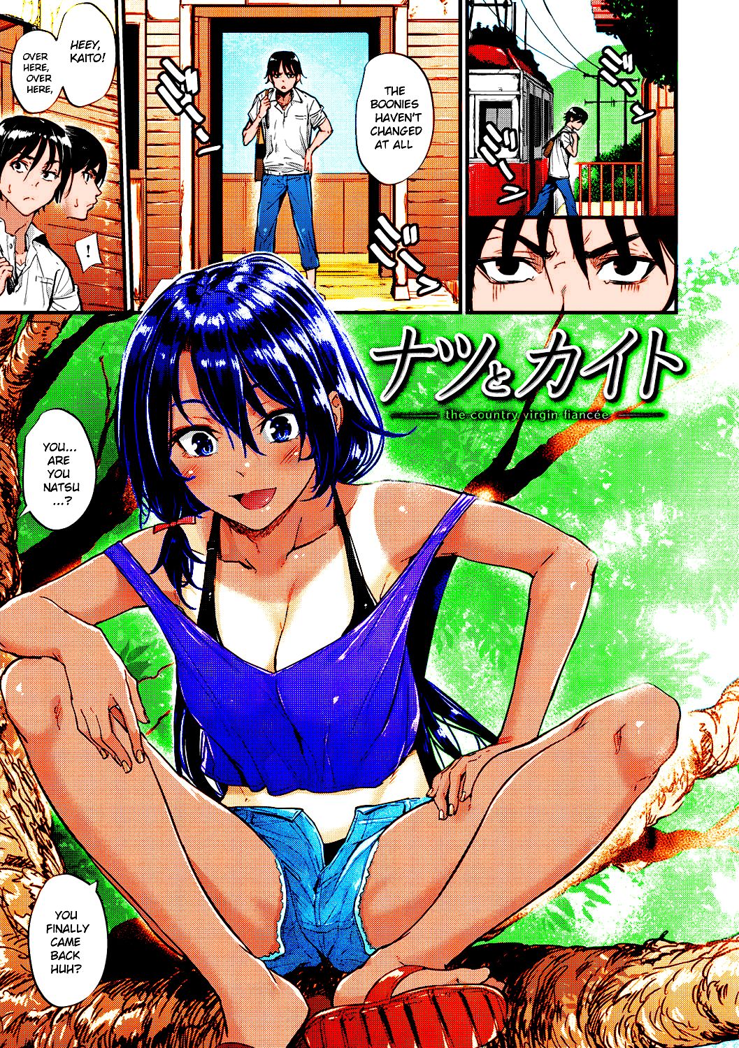 Natsu to Kaito - the country virgin fiance (colored)