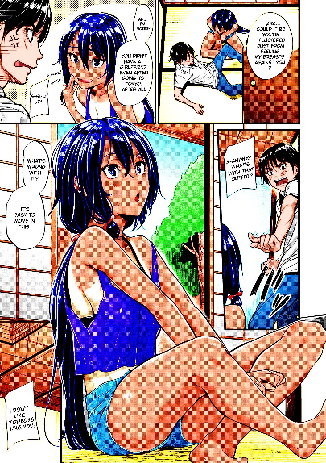 Natsu to Kaito - the country virgin fiance (colored) image number 4