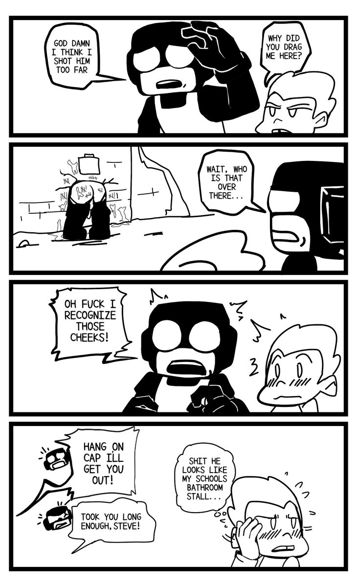 Tankmen gets blammed porn comics. Stuck in wall porn comics.
