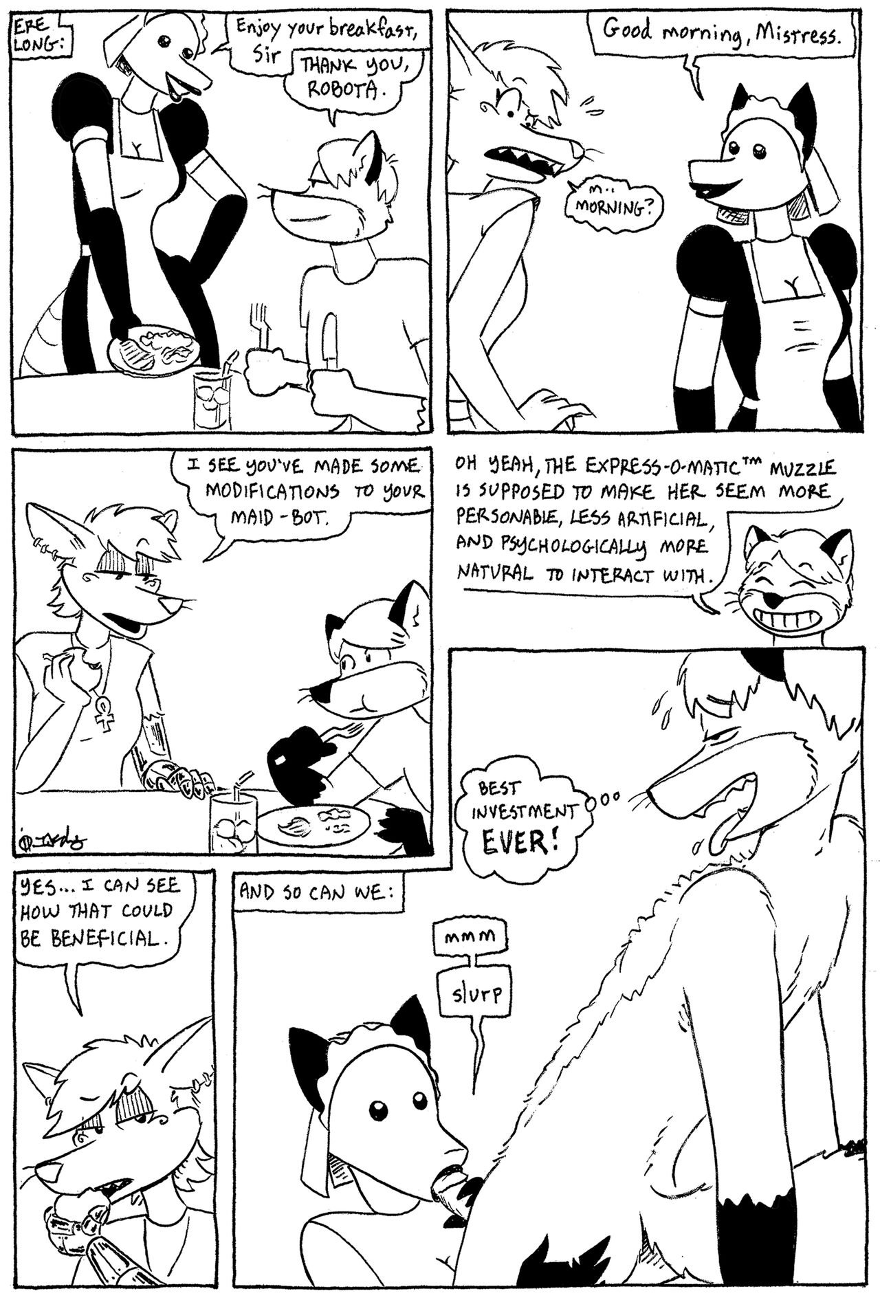 O, Robot! By Tegerio porn comic image number 12