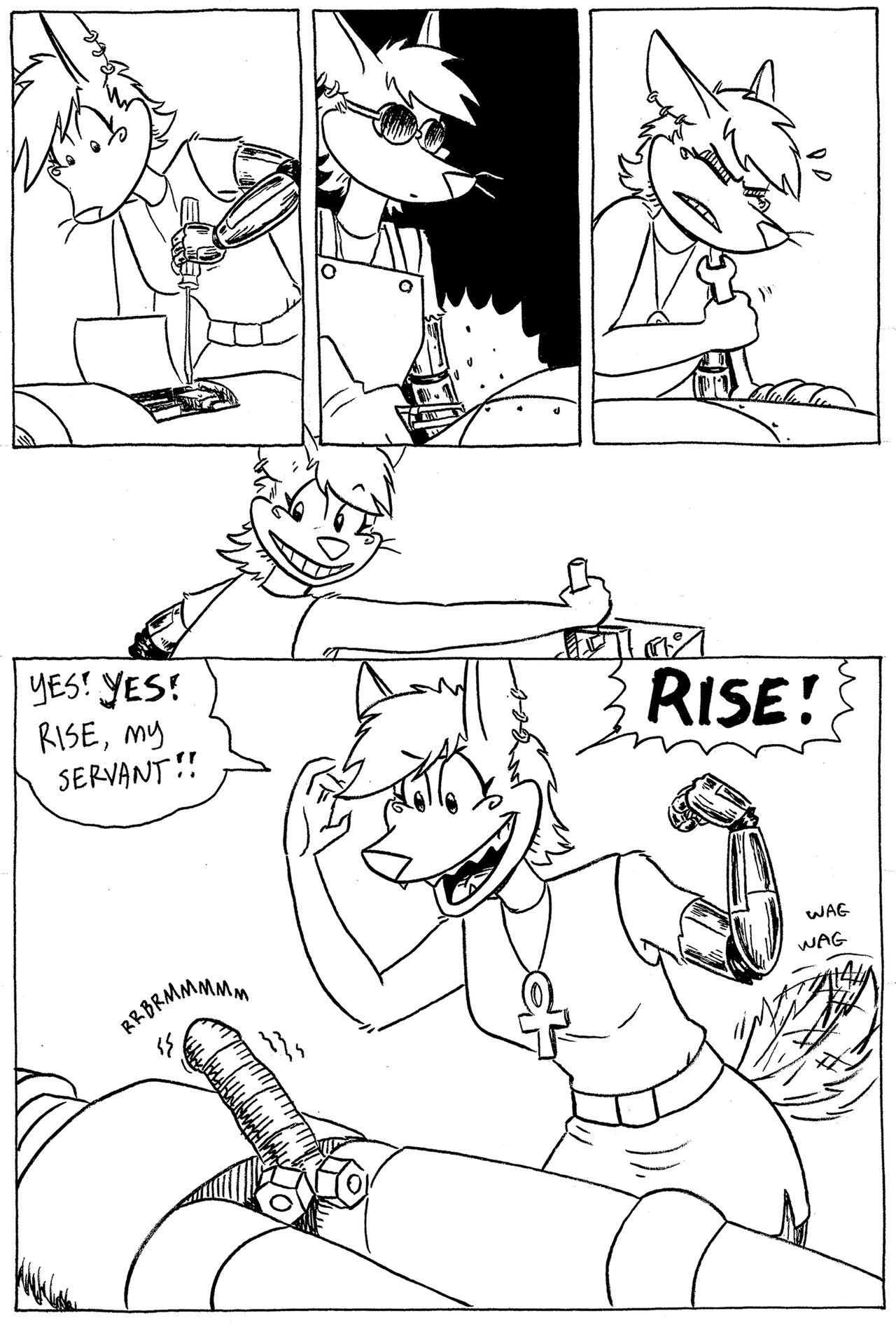 O, Robot! By Tegerio porn comic image number 19