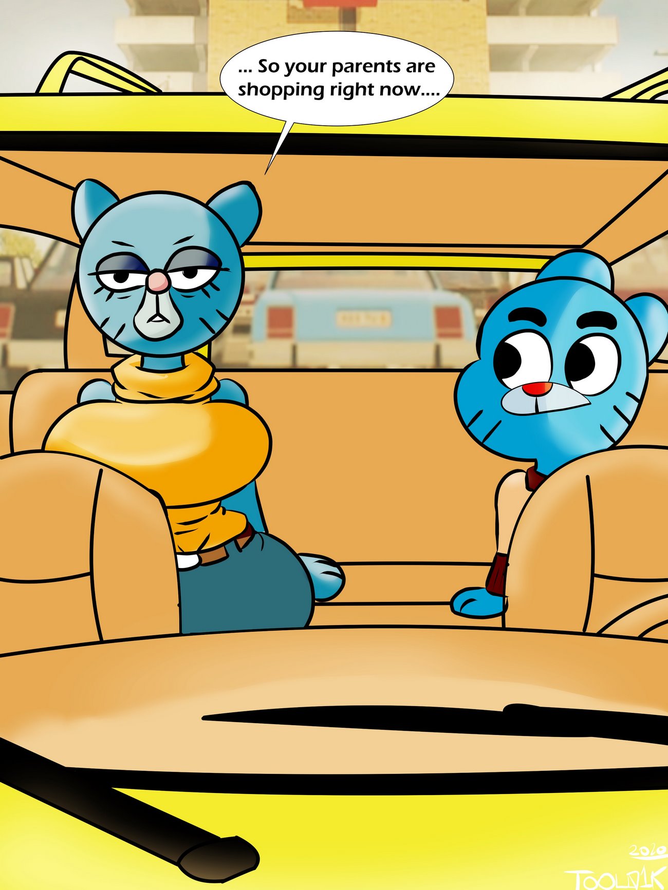 Grandmas Visit (the amazing world of gumball) porn comic by [tool01k].  Shotacon porn comics.