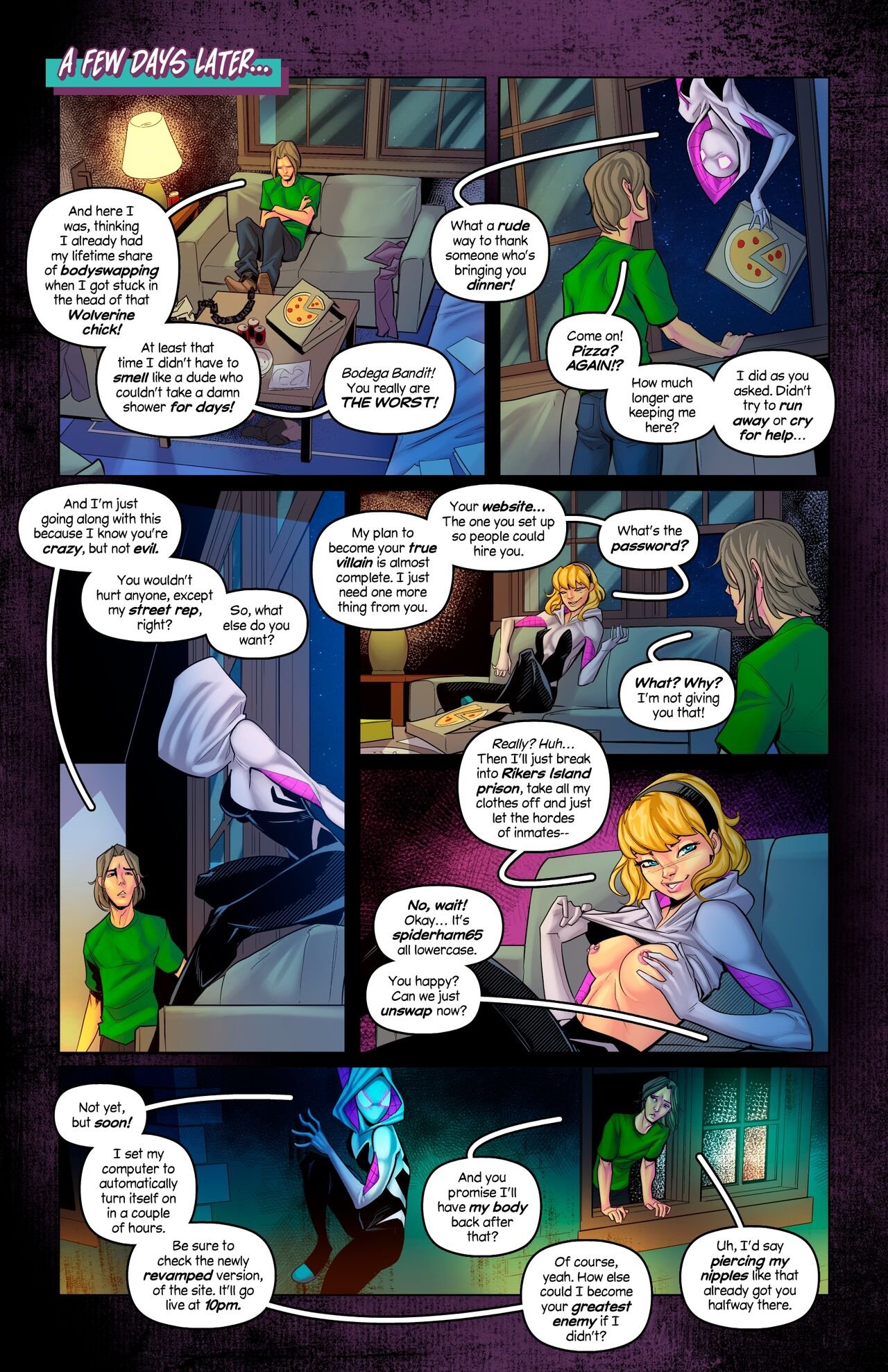 TemporalWolf (Garth Graham) Thot-Spider (English) porn comic image number 8
