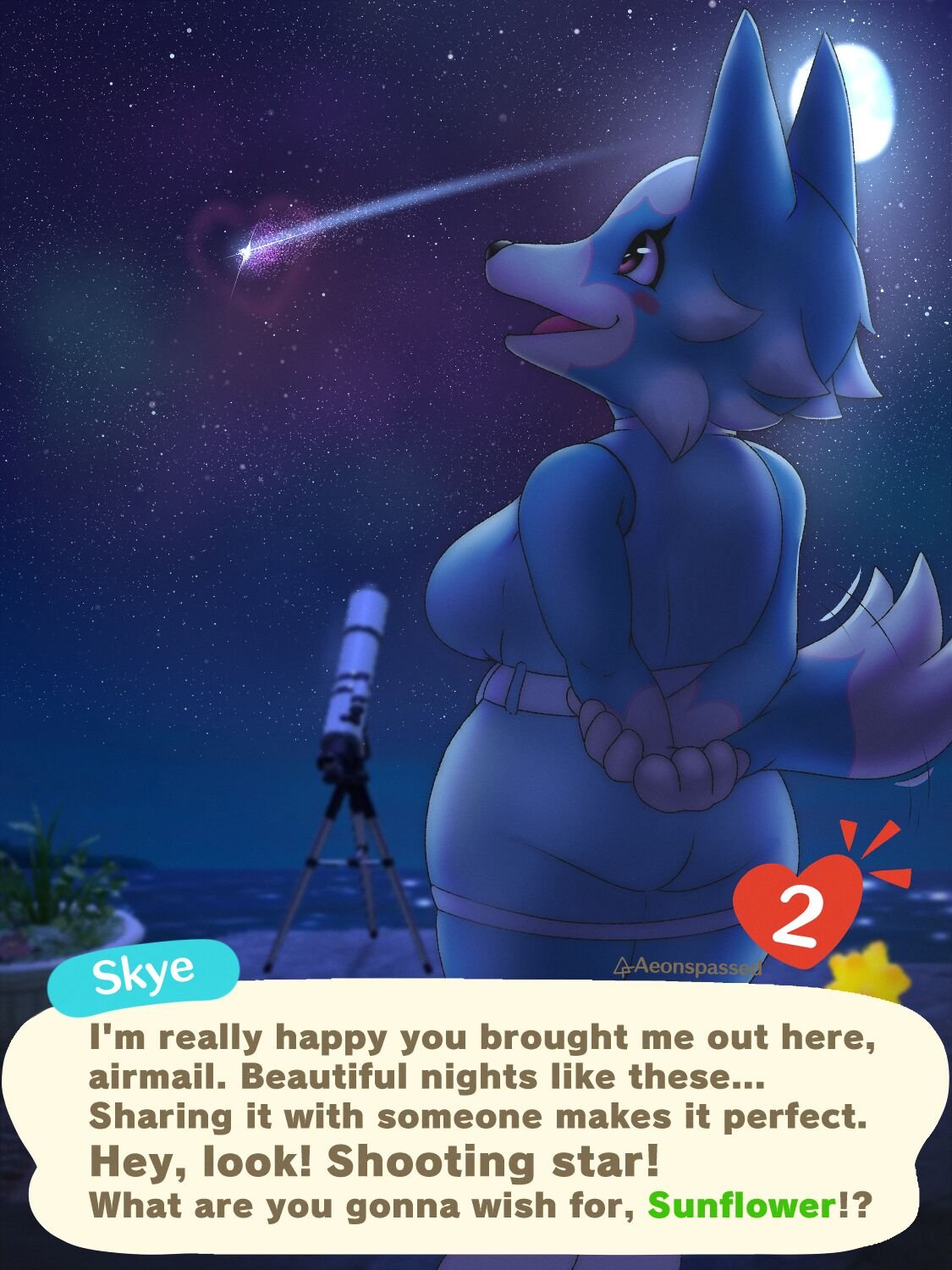 Aeonspassed - Skye (Animal Crossing) porn comic image number 1