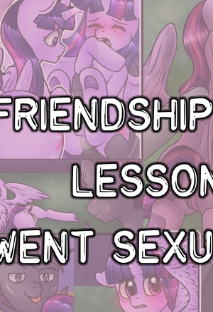 Friendship lesson went sexual