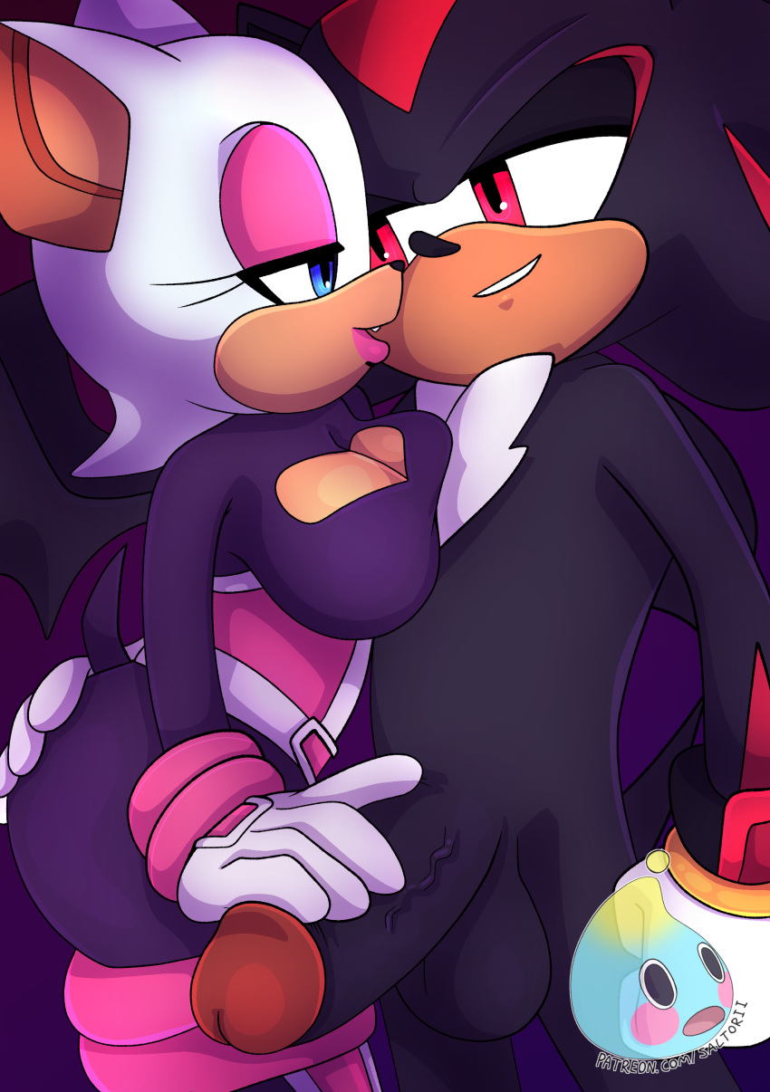 Shadow and Rouge (sonic the hedgehog) porn comic by [saltwatertoffee]. Male  on dickgirl porn comics.