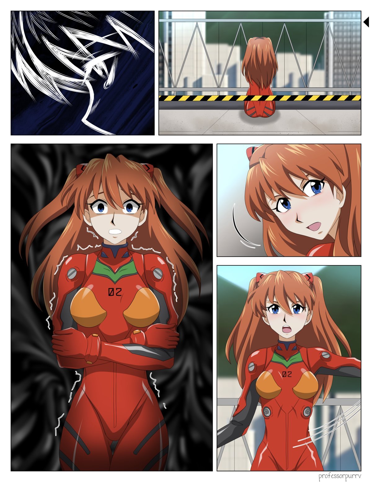 Professor Purrv - ProfessorPurrv: Asuka Possessed! (Neon Genesis Evangelion)  (neon genesis evangelion) porn comic by [professor purrv]. Mind control porn  comics.