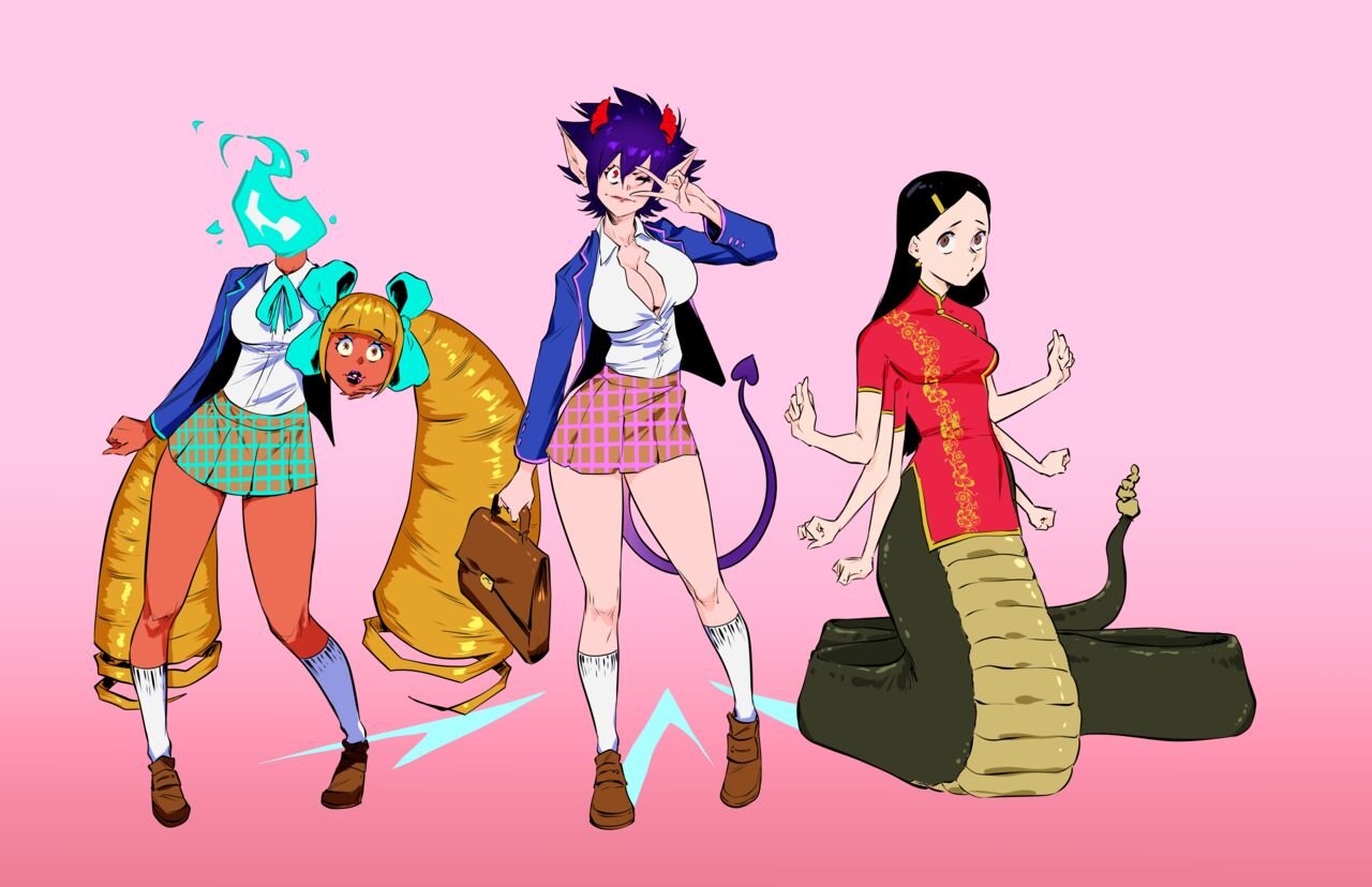 Worky Zark - Monster Girl Academy 06 + Bonus image number 9