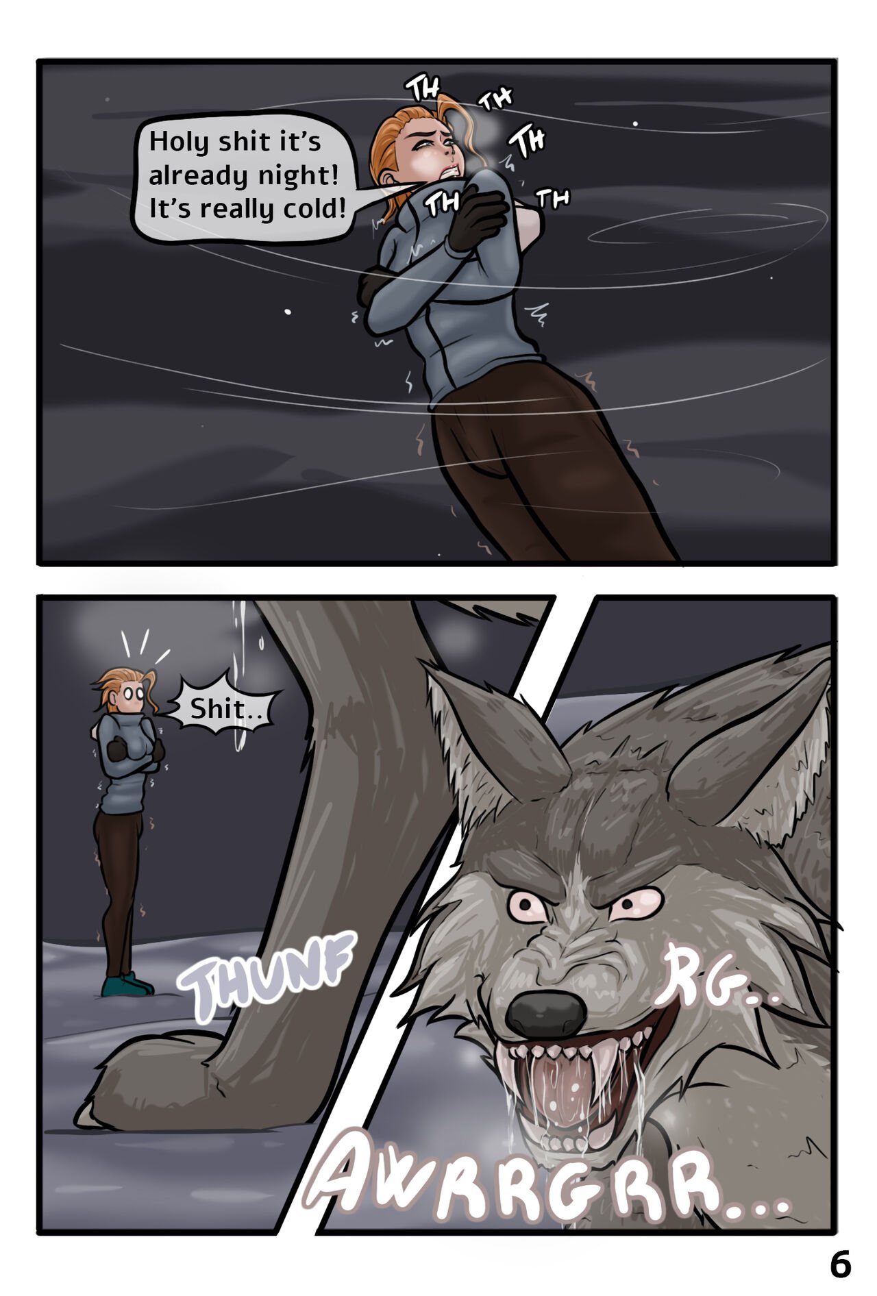 Abominable Snow Mother (Futa on Futa) porn comic image number 5