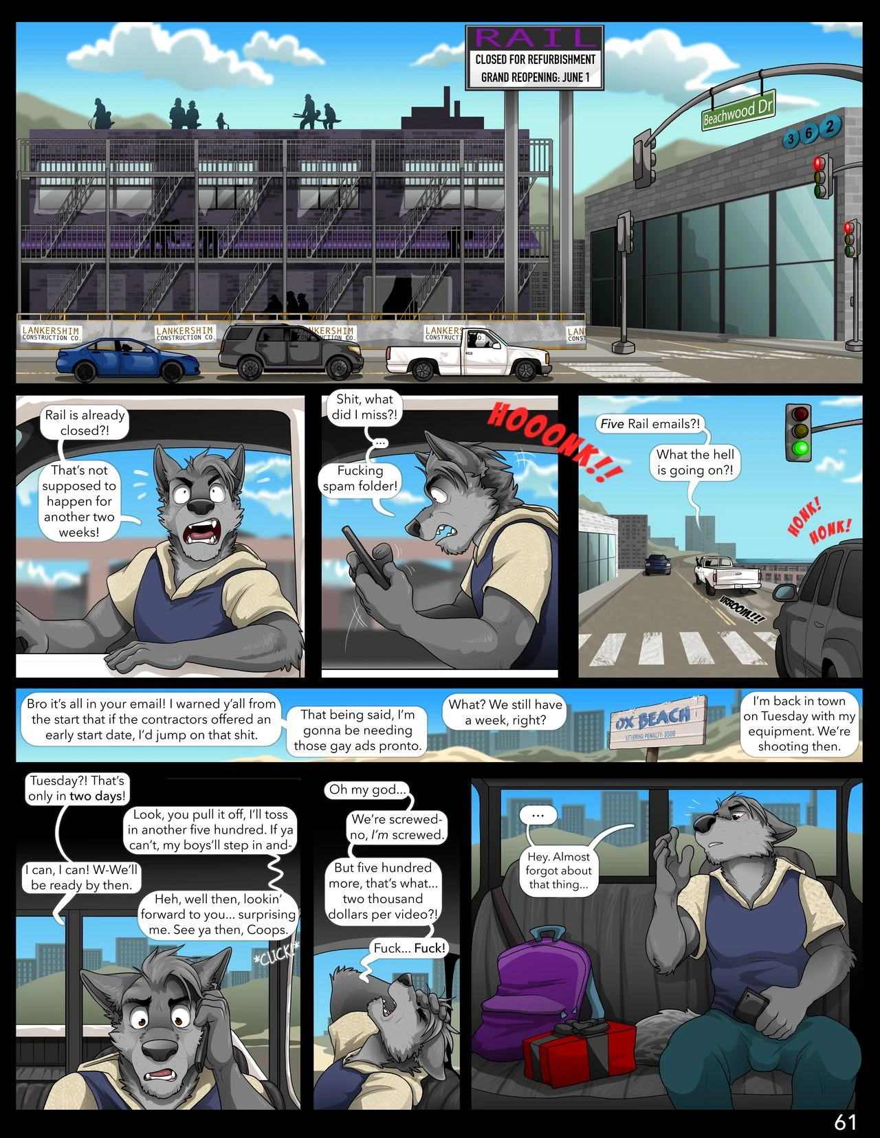 The Internship 3 (jackaloo), 93 images. Males only porn comics.