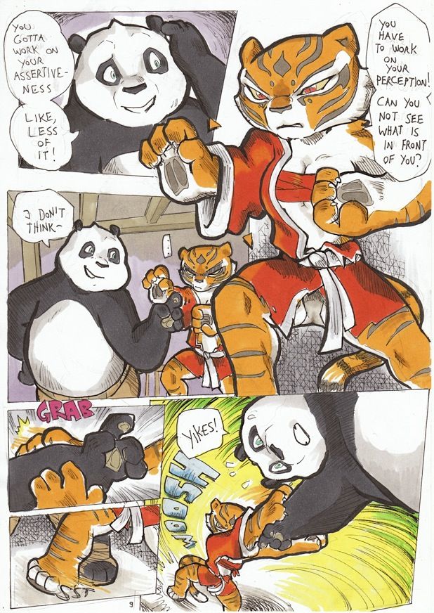 Better late than never (Kung-fu panda) porn comic image number 9
