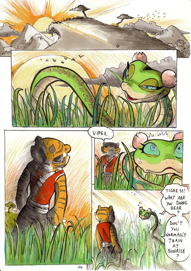 Better late than never (Kung-fu panda) porn comic image number 14