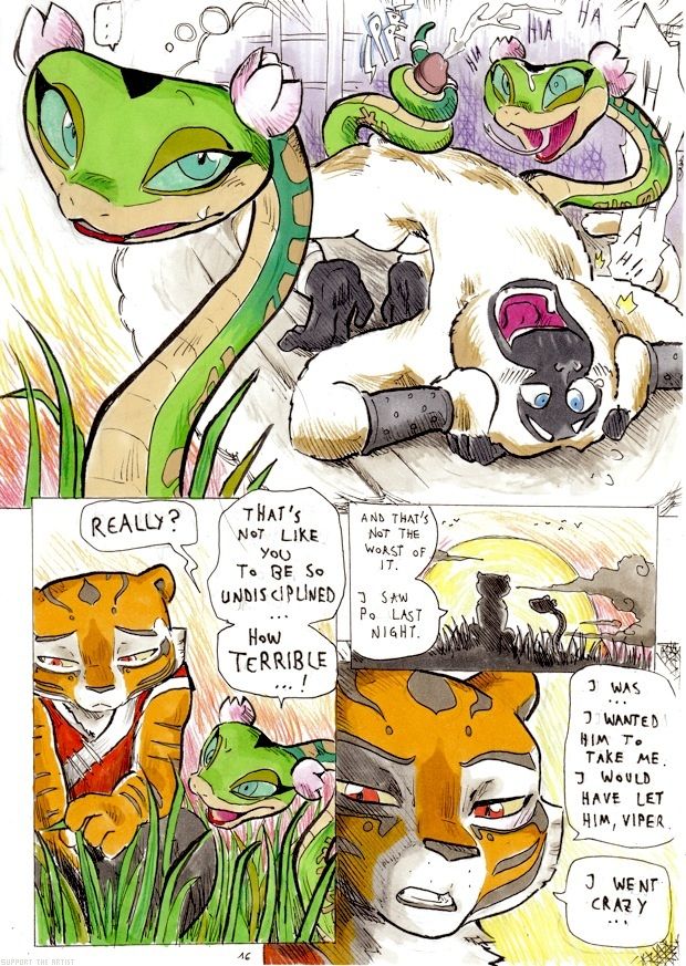 Better late than never (Kung-fu panda) porn comic image number 16