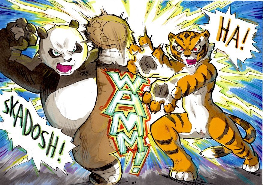 Better late than never (Kung-fu panda) porn comic image number 186