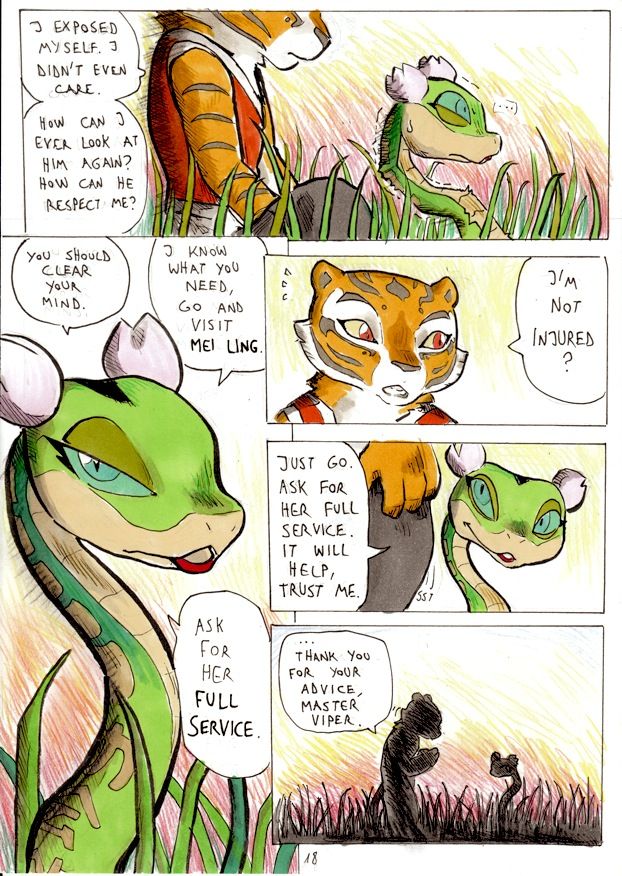 Better late than never (Kung-fu panda) porn comic image number 18