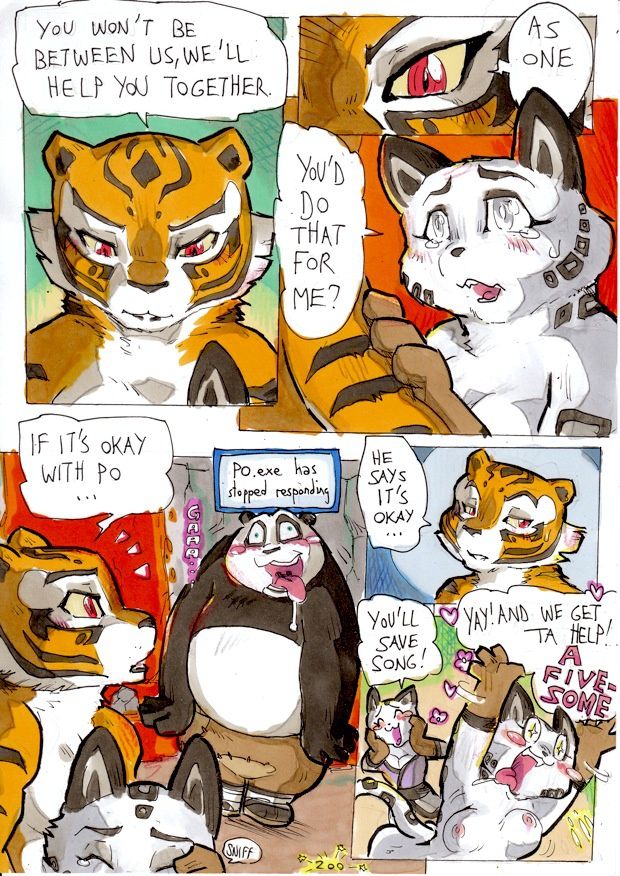 Better late than never (Kung-fu panda) porn comic image number 203