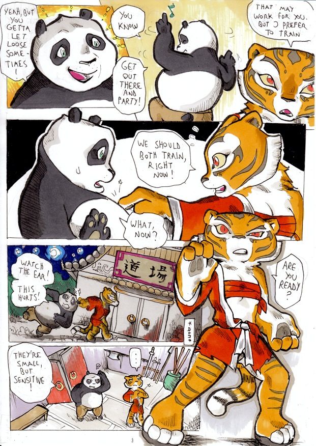 Better late than never (Kung-fu panda) porn comic image number 8