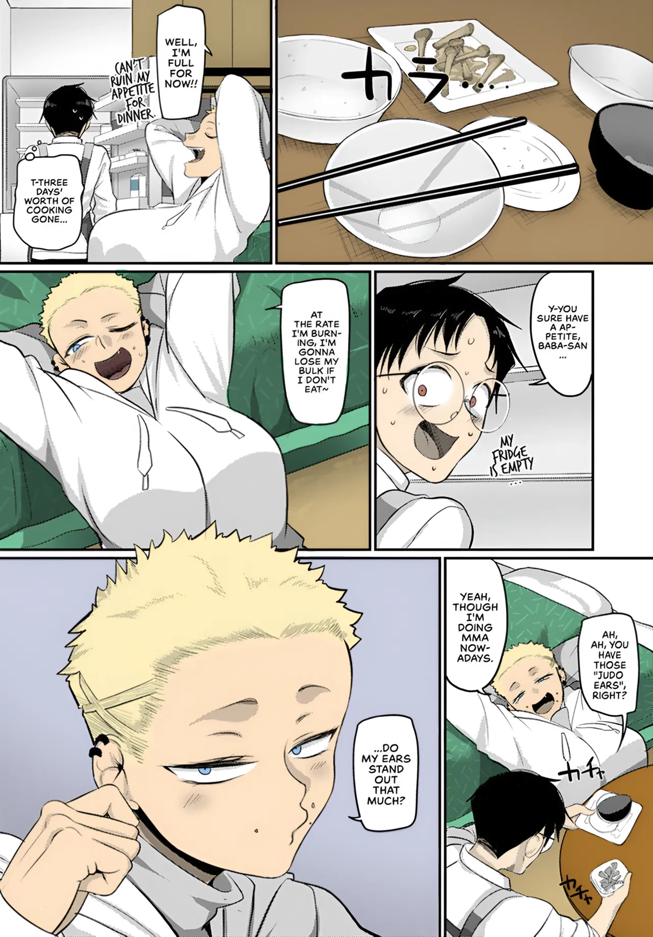 (Color Version) A Muscular Womans Mount Position  Aragae! Kinnikujyo no Mount position!! image number 5