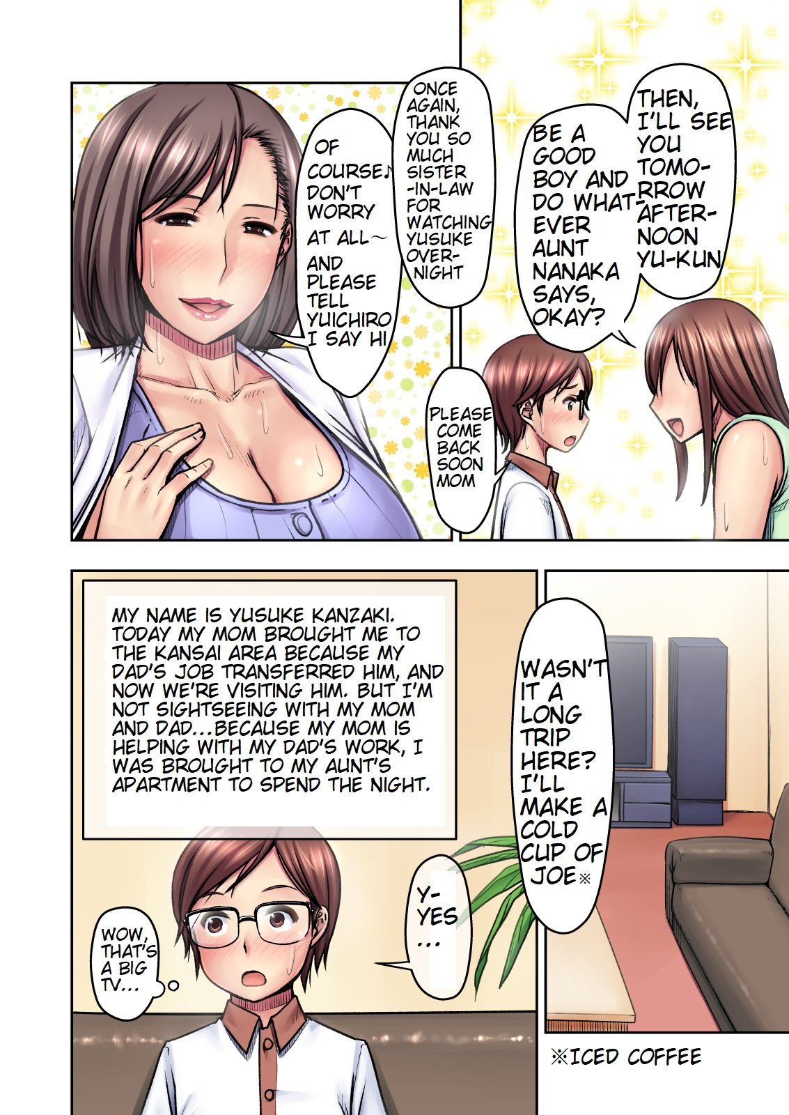 Hot Hot Night in the Custody of my Difficult Kansai Aunt (seibee), 40  images. Incest porn comics.
