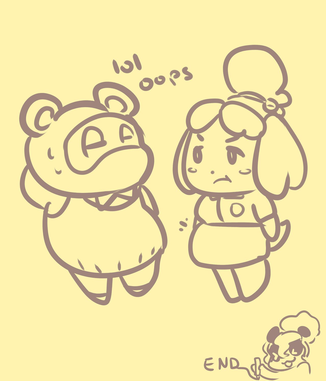 Isabelle X Tom Nook image number 7
