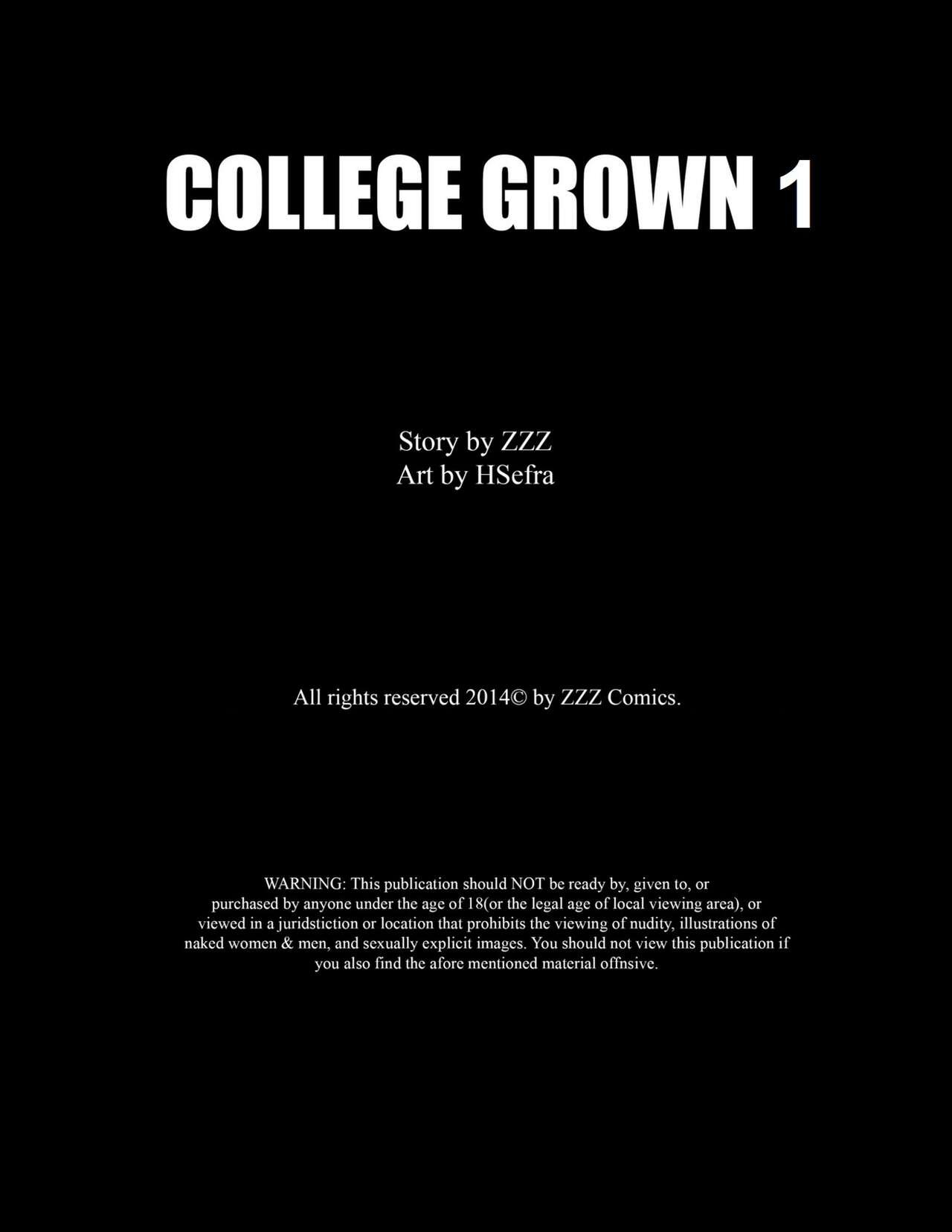 ZZZ Comics - College Grown (English) image number 1