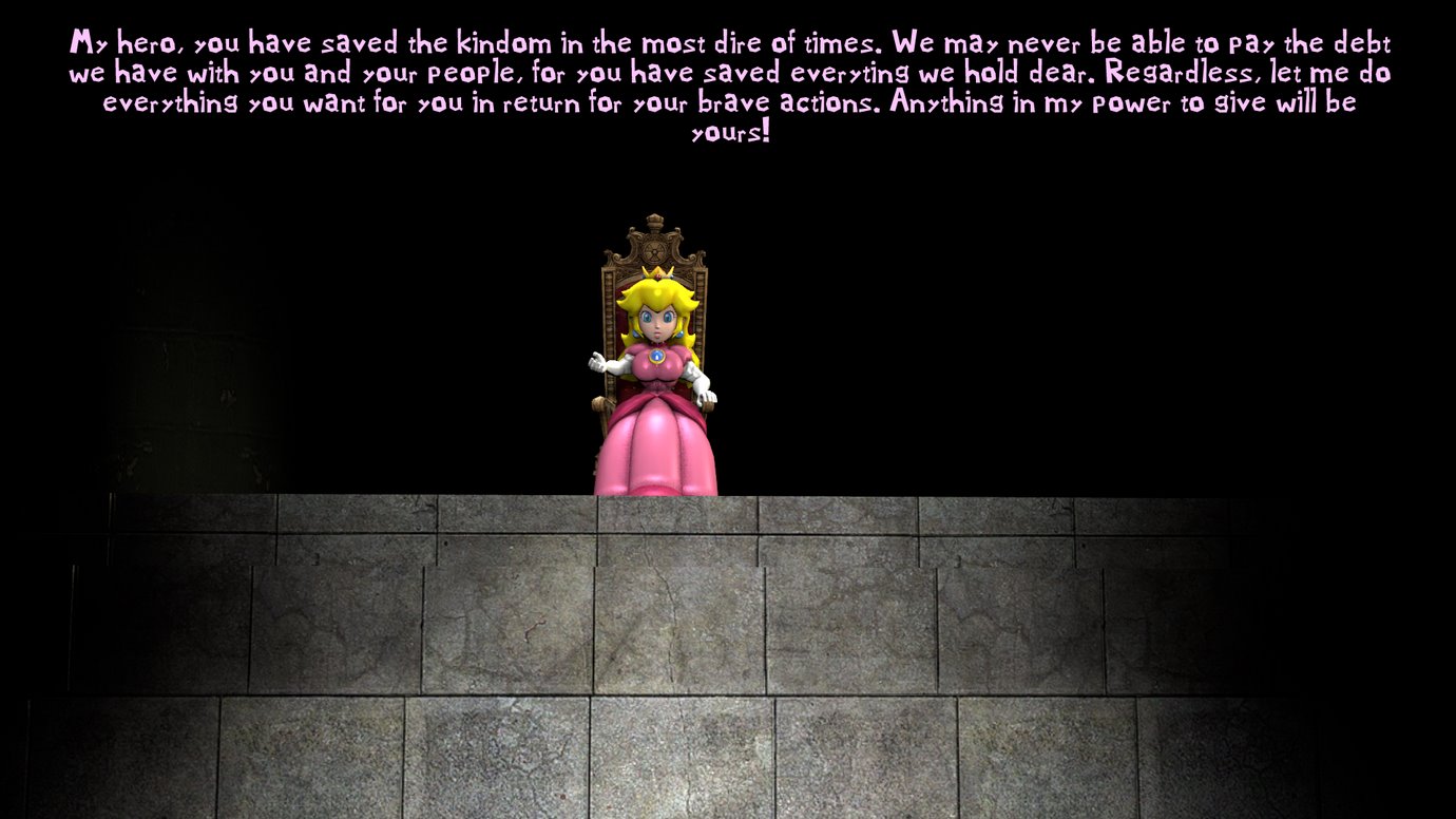 Princess Peach - Thrones Debt image number 2