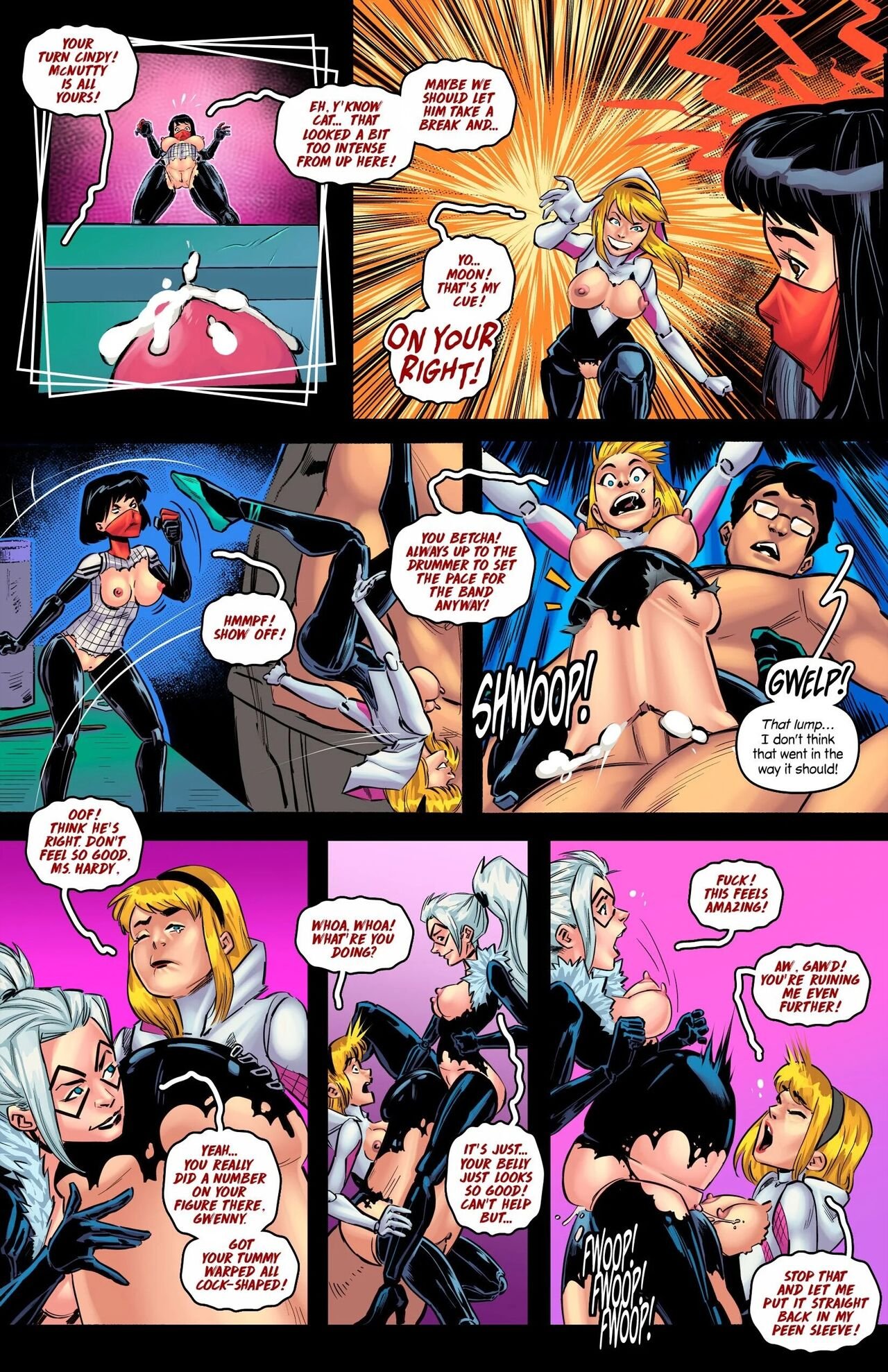 Tracy Scops - Livid-Streaming Playthings (Spider-Man) english porn comic image number 8
