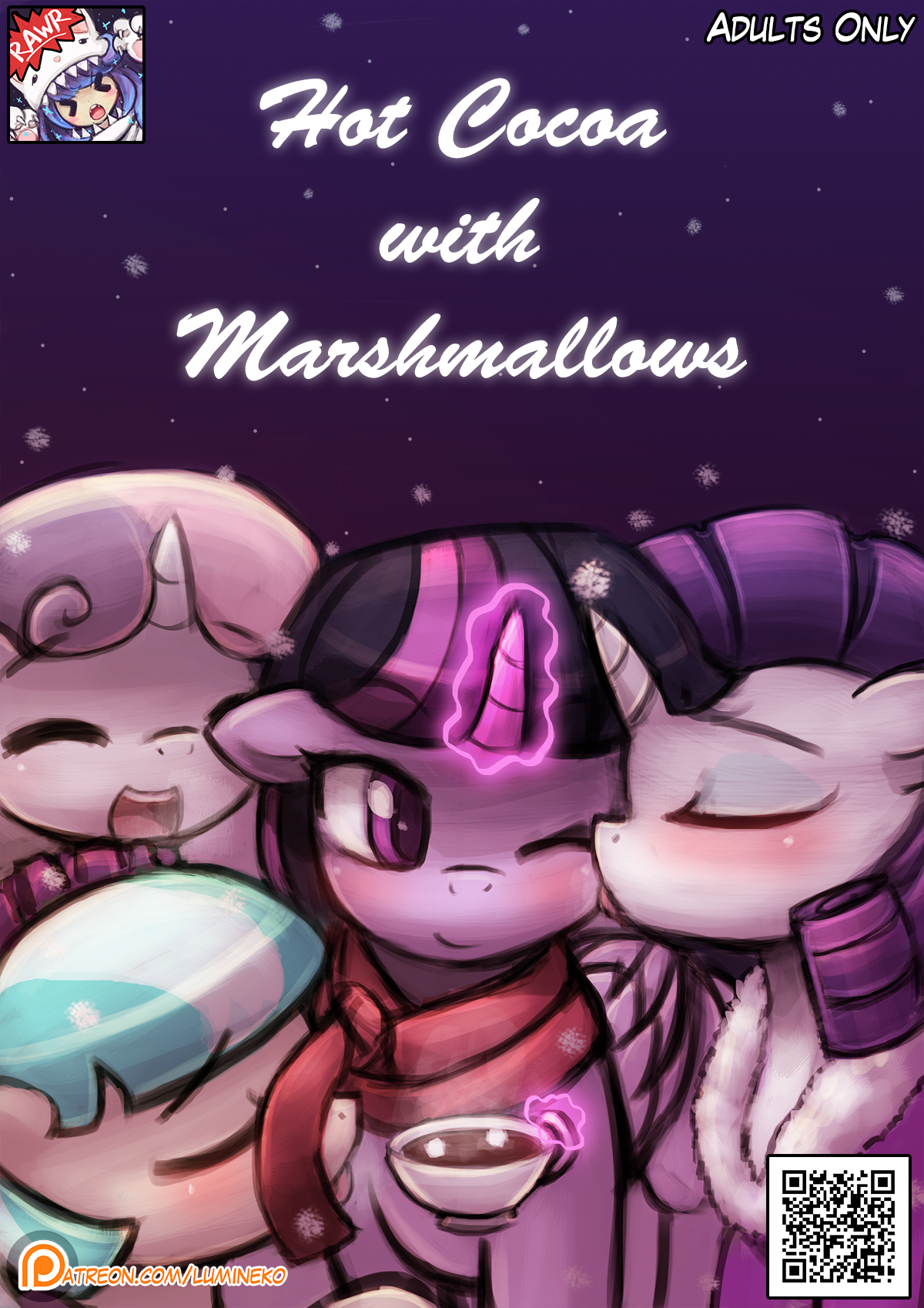 lumineko - Hot cocoa with marshmallows (My little pony) porn comic (my  little pony friendship is magic) porn comic by [lumineko]. Yuri porn comics.