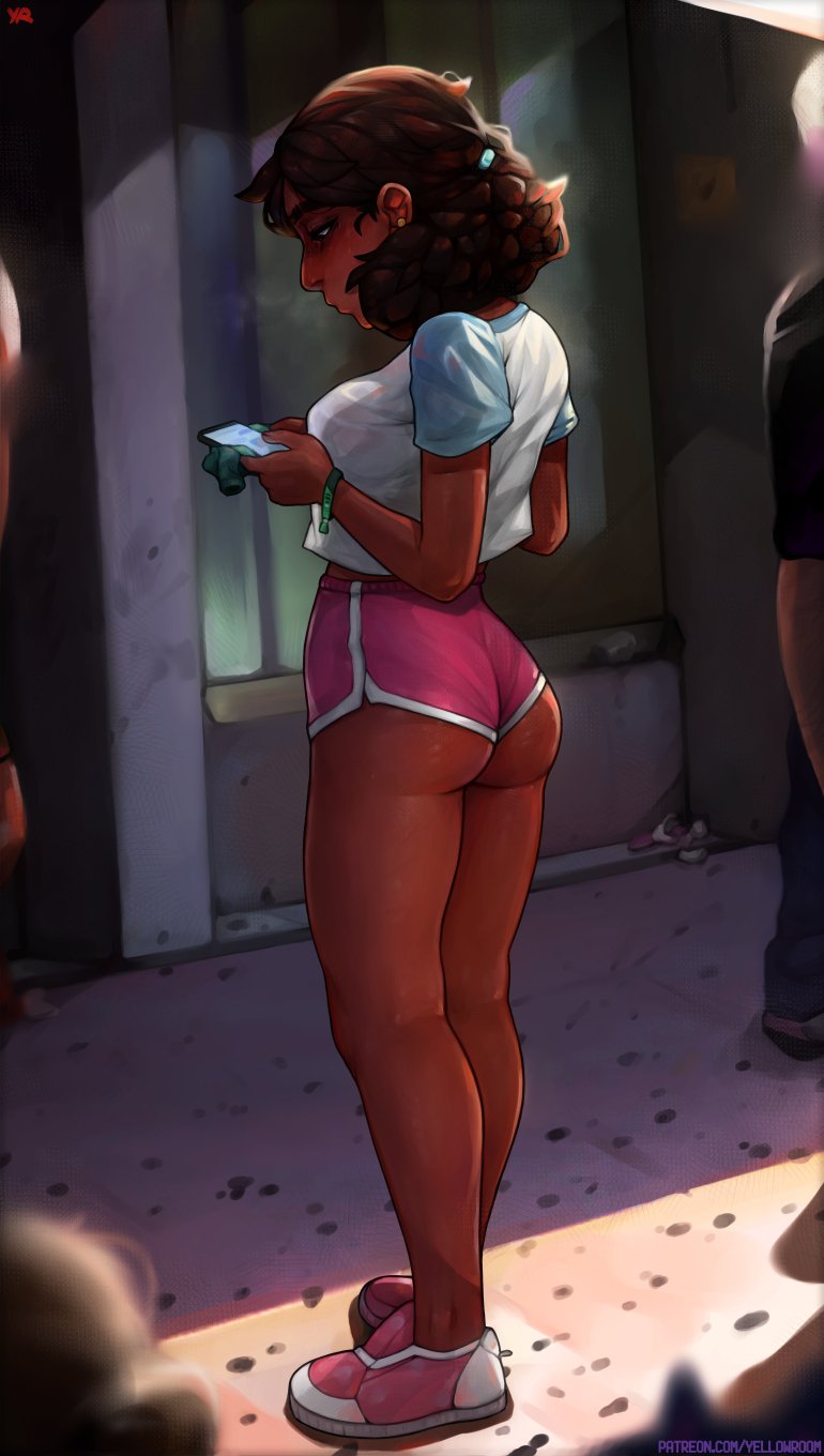 Short shorts college Connie image number 4